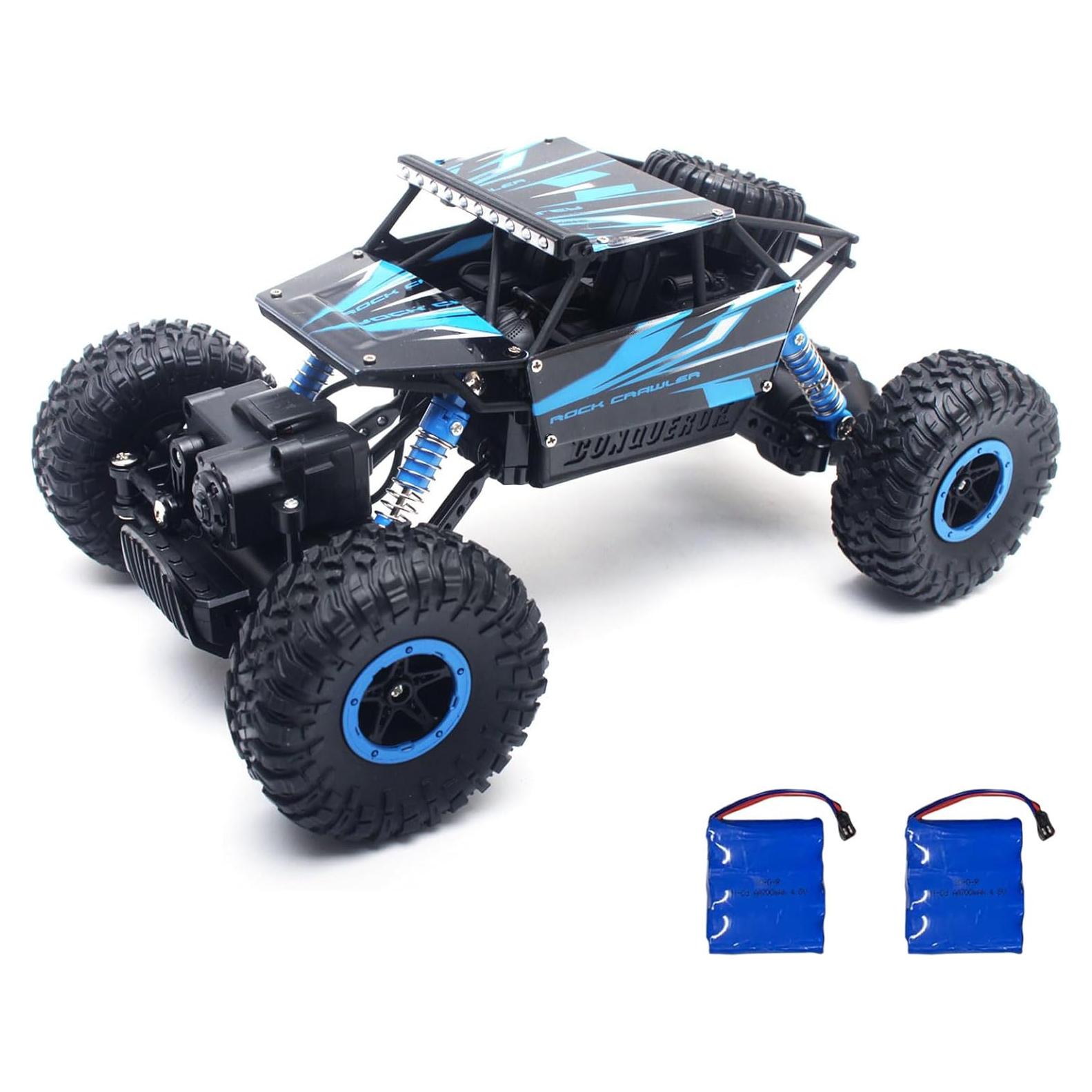 Coche RC Todo Terreno Cheerwing 1:18 4WD Azul con 2 Baterías