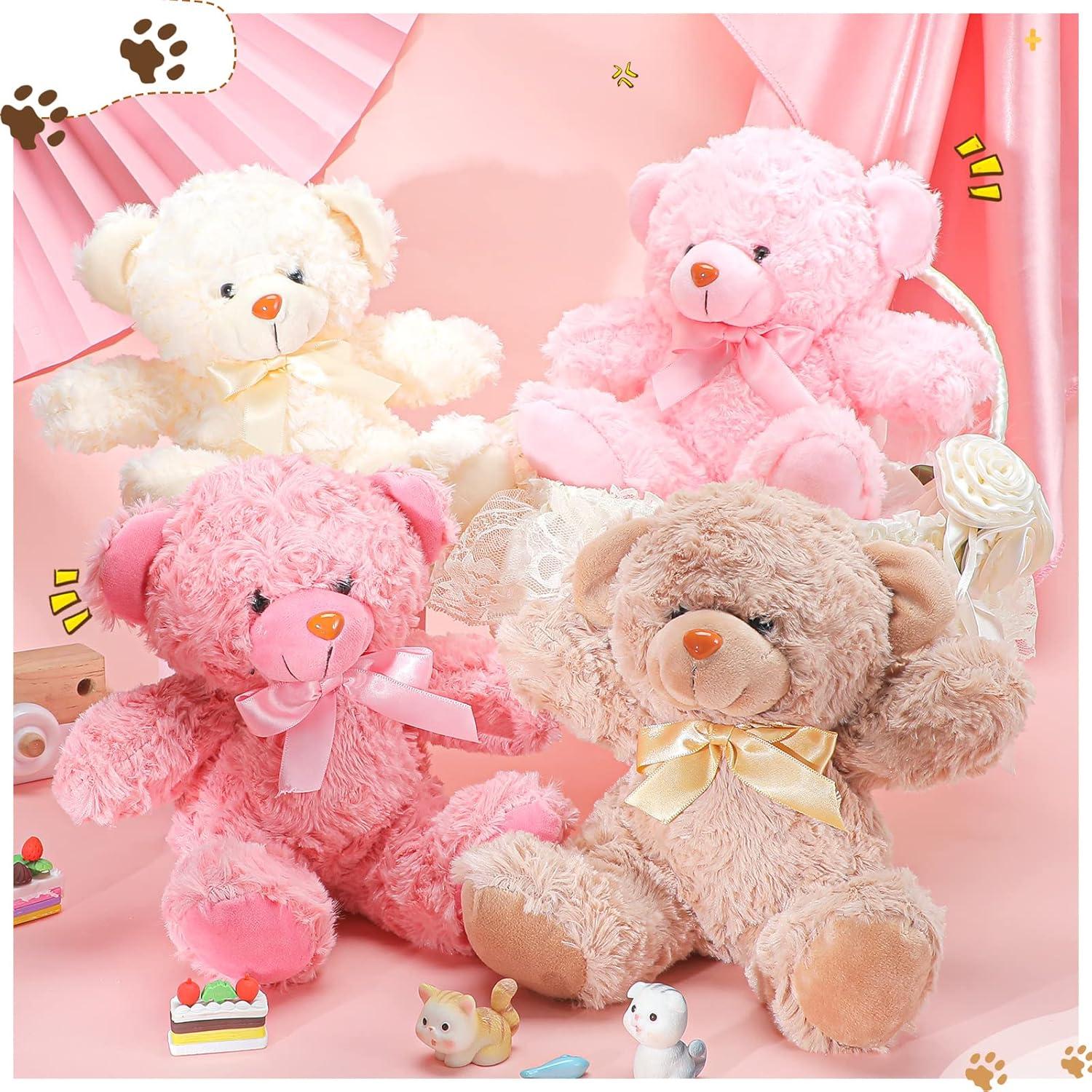 Civaner 9 Osos de Peluche 20 cm Multi Color para Fiestas