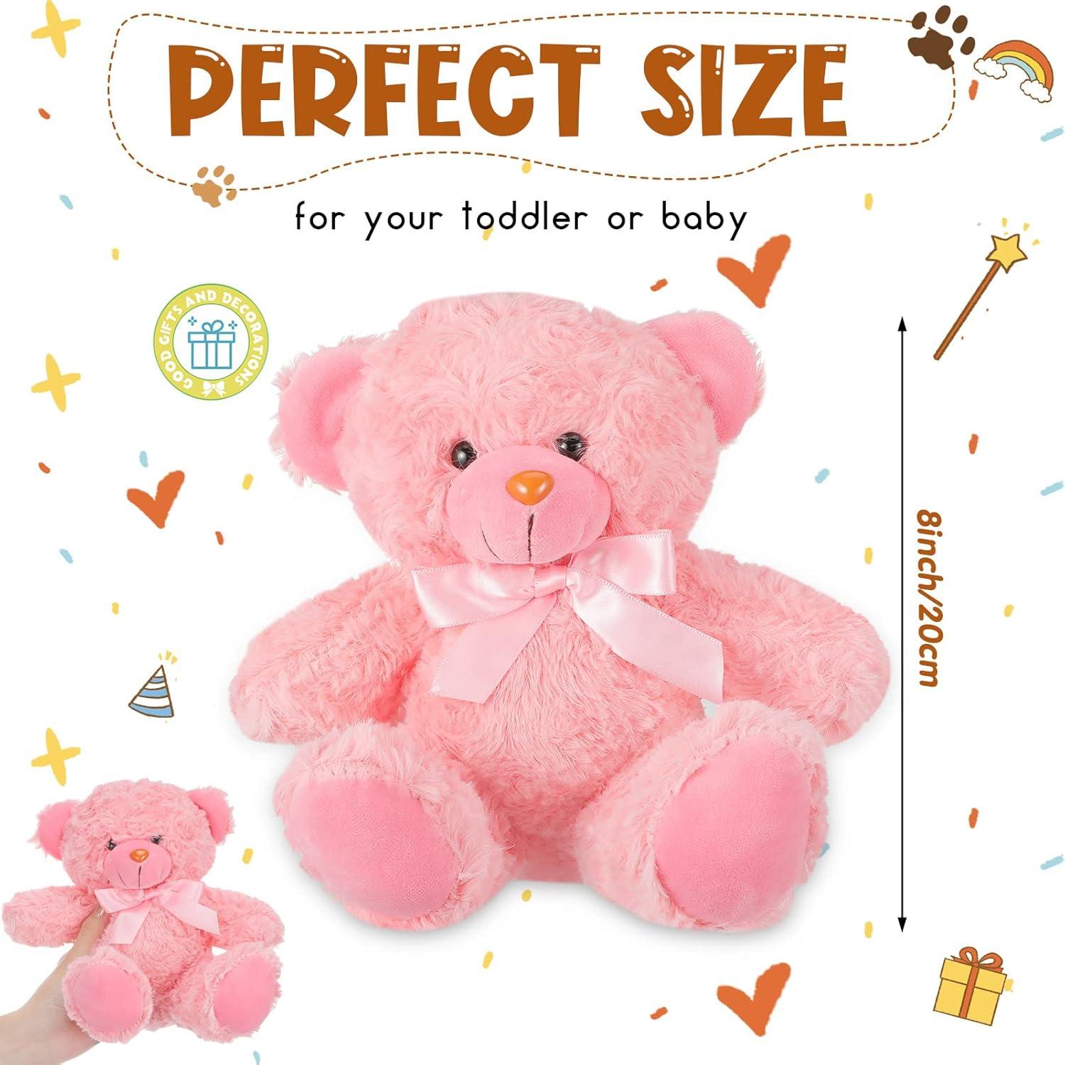 Civaner 9 Osos de Peluche 20 cm Multi Color para Fiestas