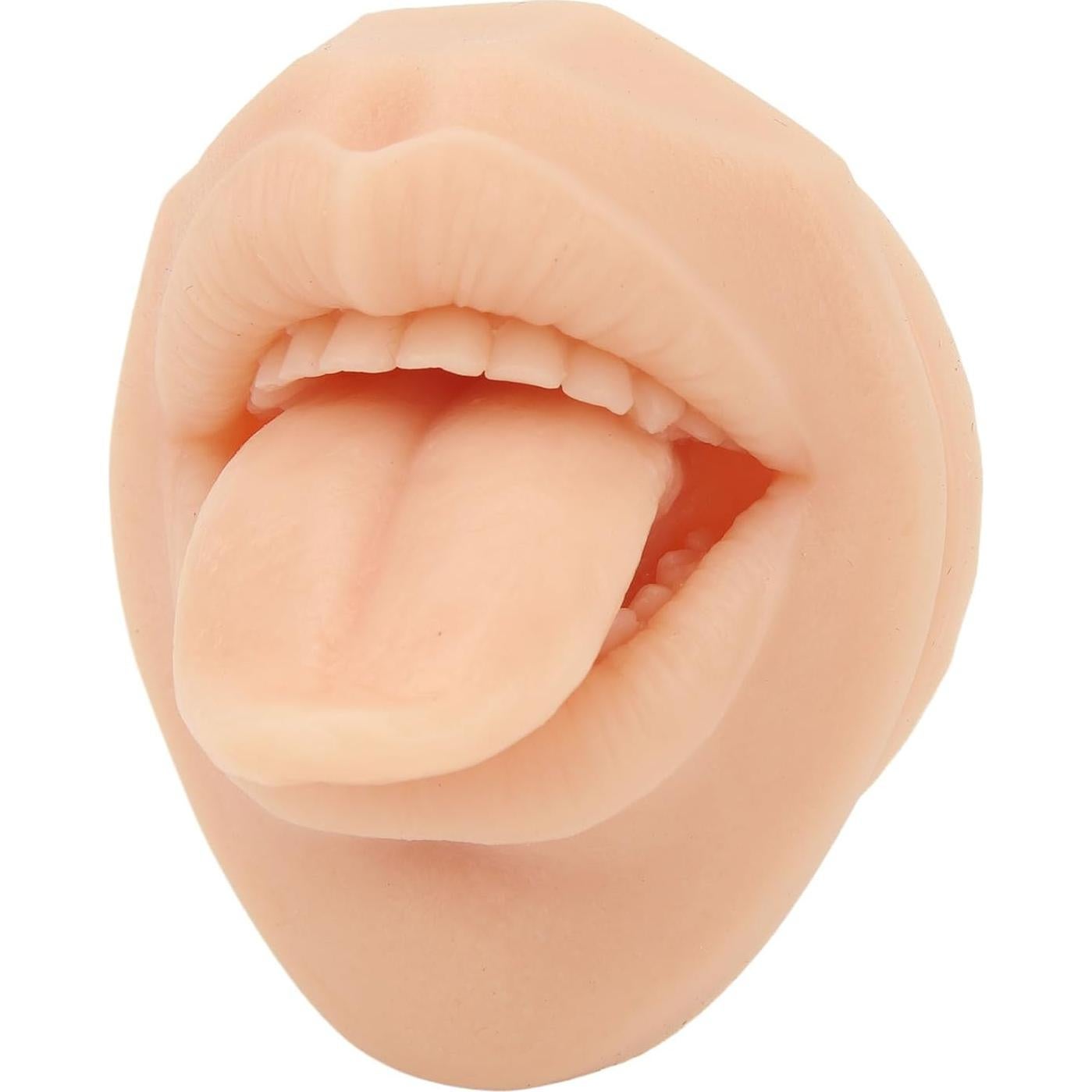 Modelo de Boca y Lengua de Silicona Gernie 77x63mm Reutilizable