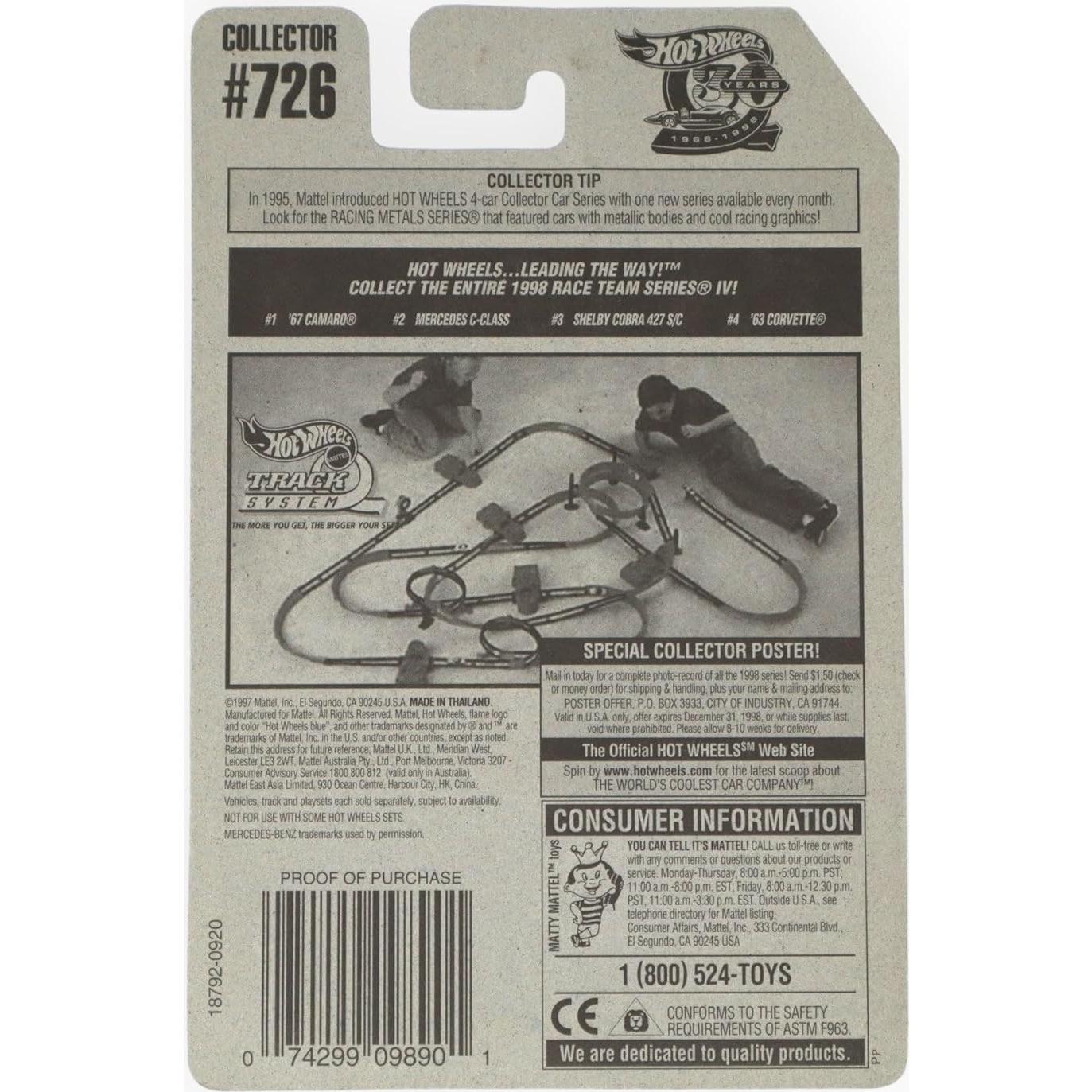 Coche de Juguete Hot Wheels Mattel 1998 Mercedes C-Class 1:64