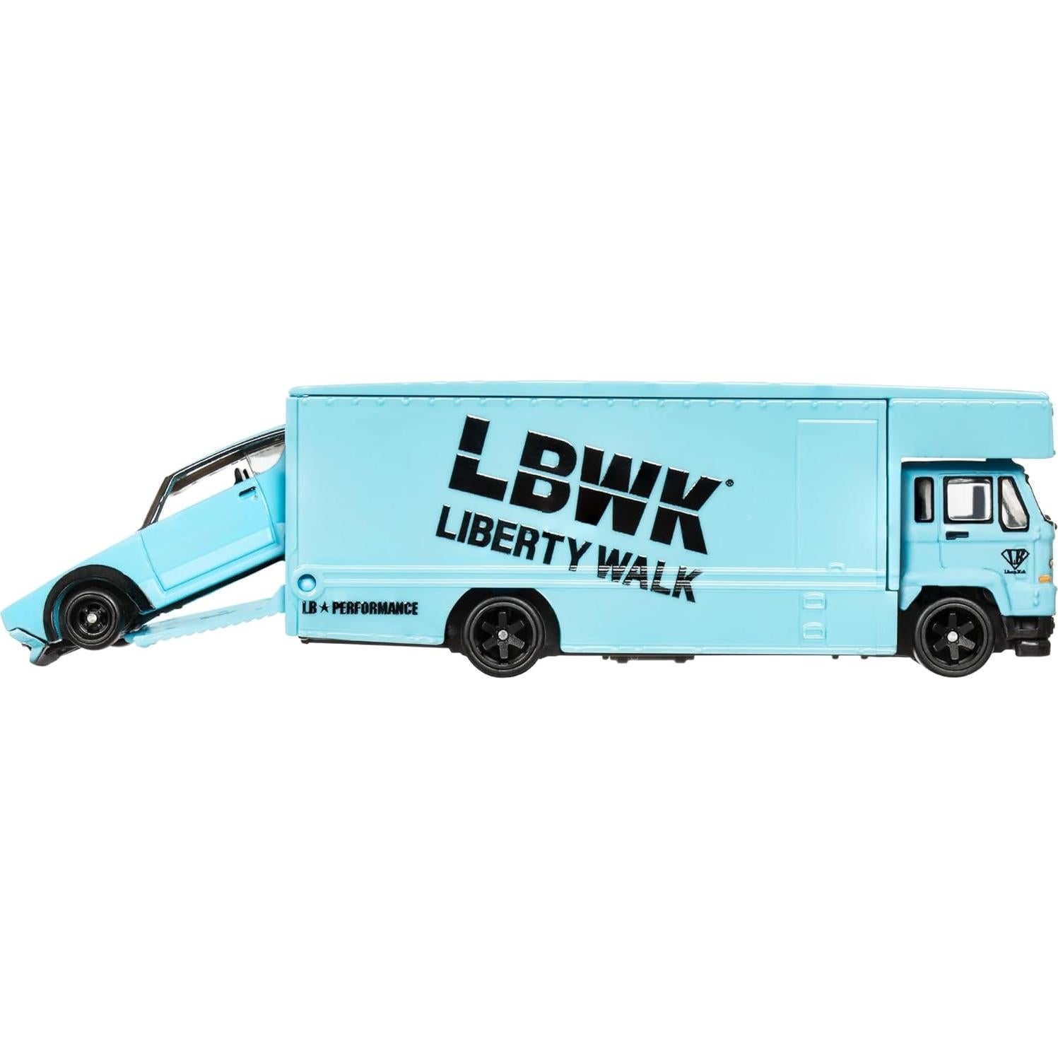 Conjunto de Transporte Hot Wheels Nissan Skyline 2000GT-R 1:64