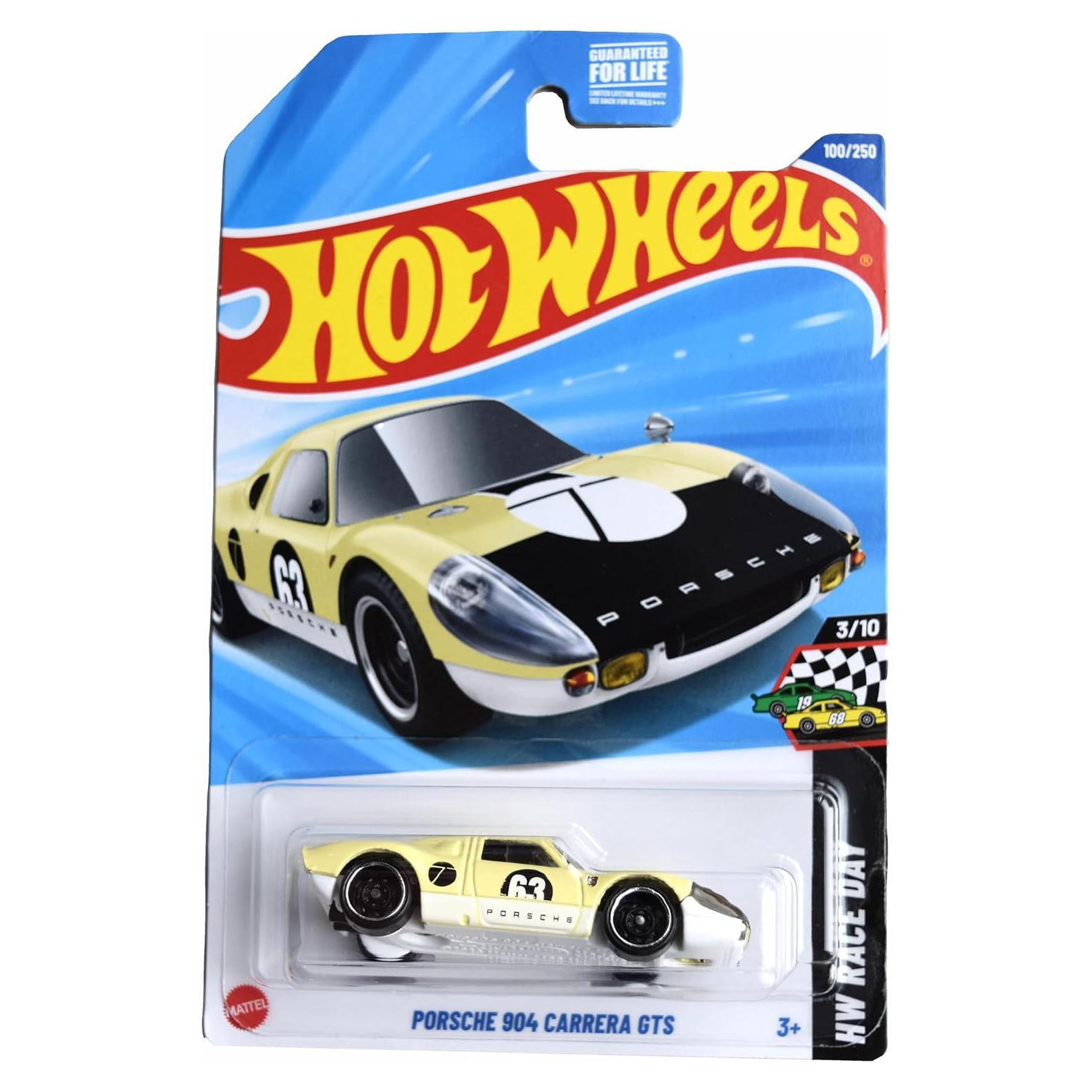 Hot Wheels Porsche 904 Carrera GTS Escala 1:64 Amarillo