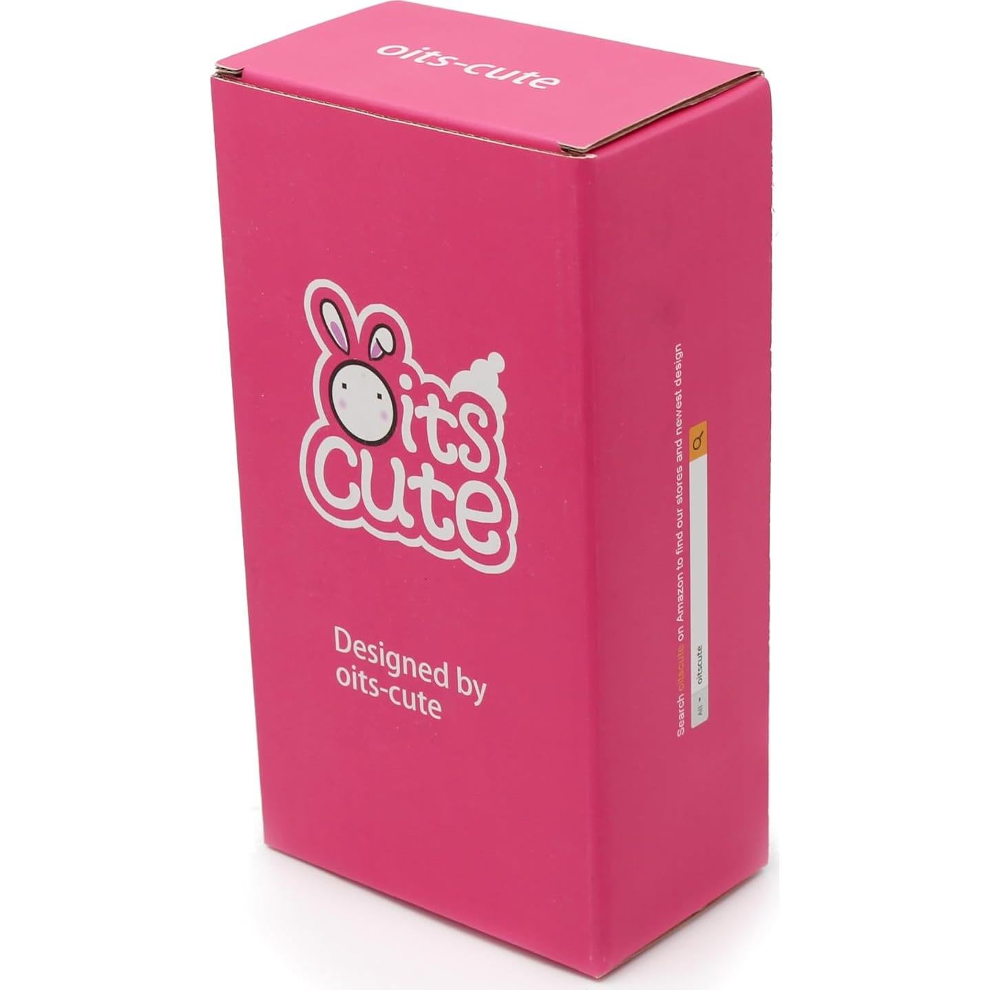 Osito de Peluche Oitscute 25 cm con Vestido Rosa