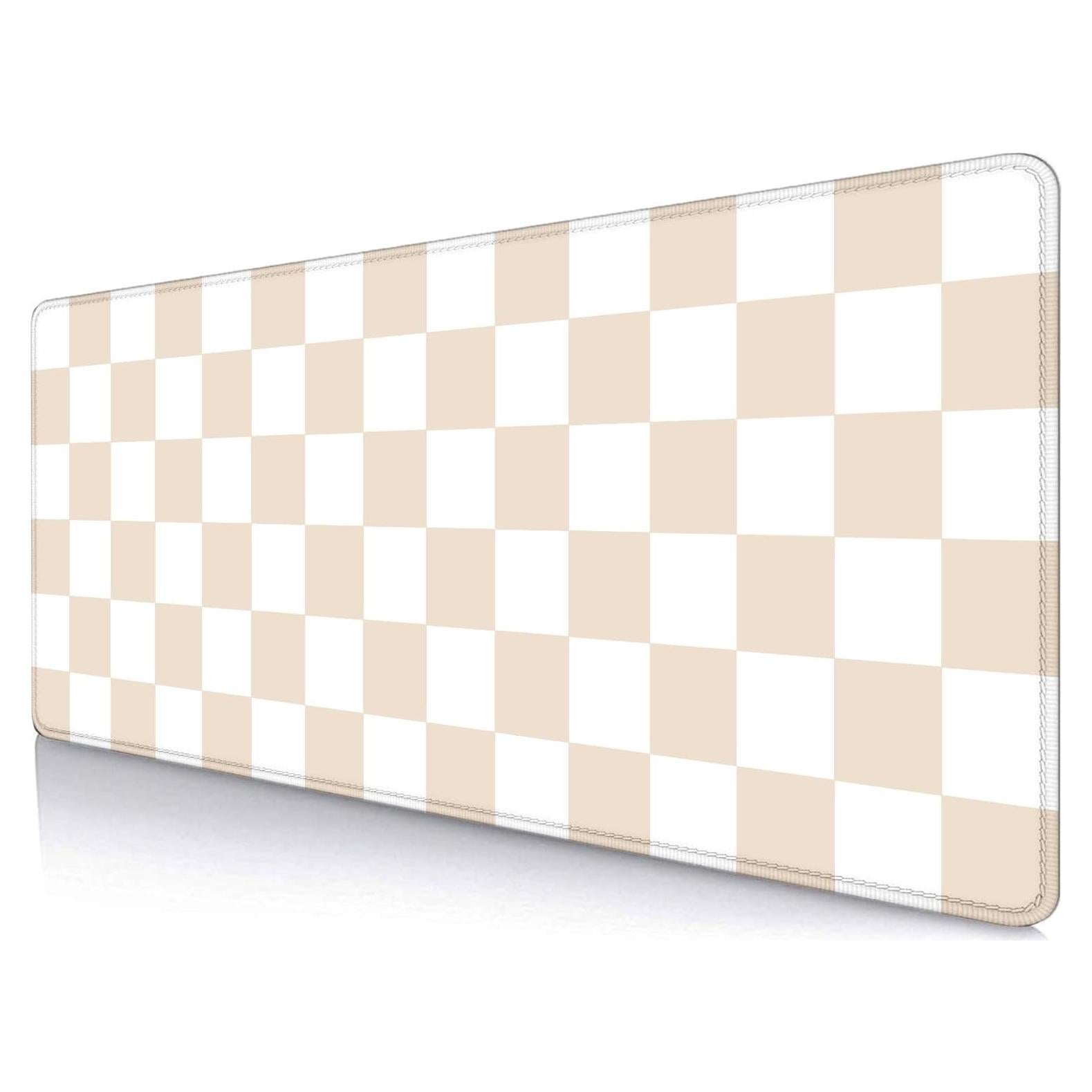 Alfombrilla de escritorio SXCKANG beige arena 800x300mm antideslizante