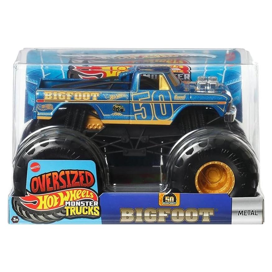 Hot Wheels Monster Trucks Bigfoot 50 Aniversario 1:24
