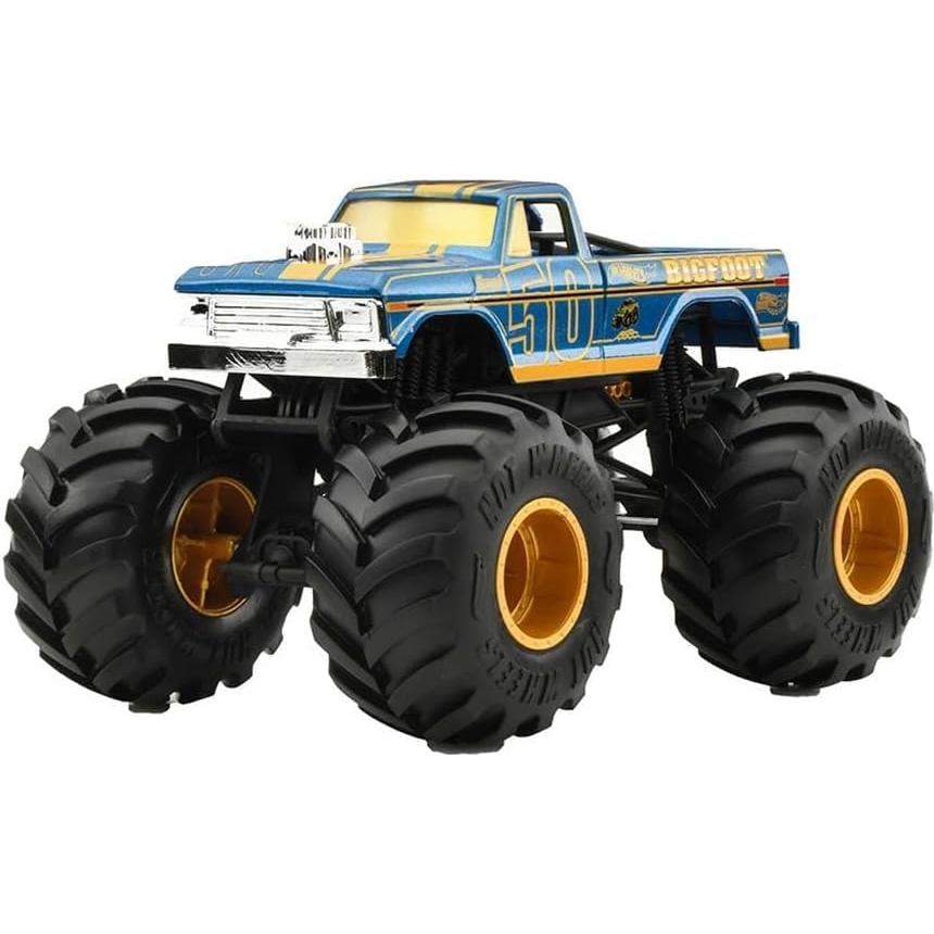 Hot Wheels Monster Trucks Bigfoot 50 Aniversario 1:24