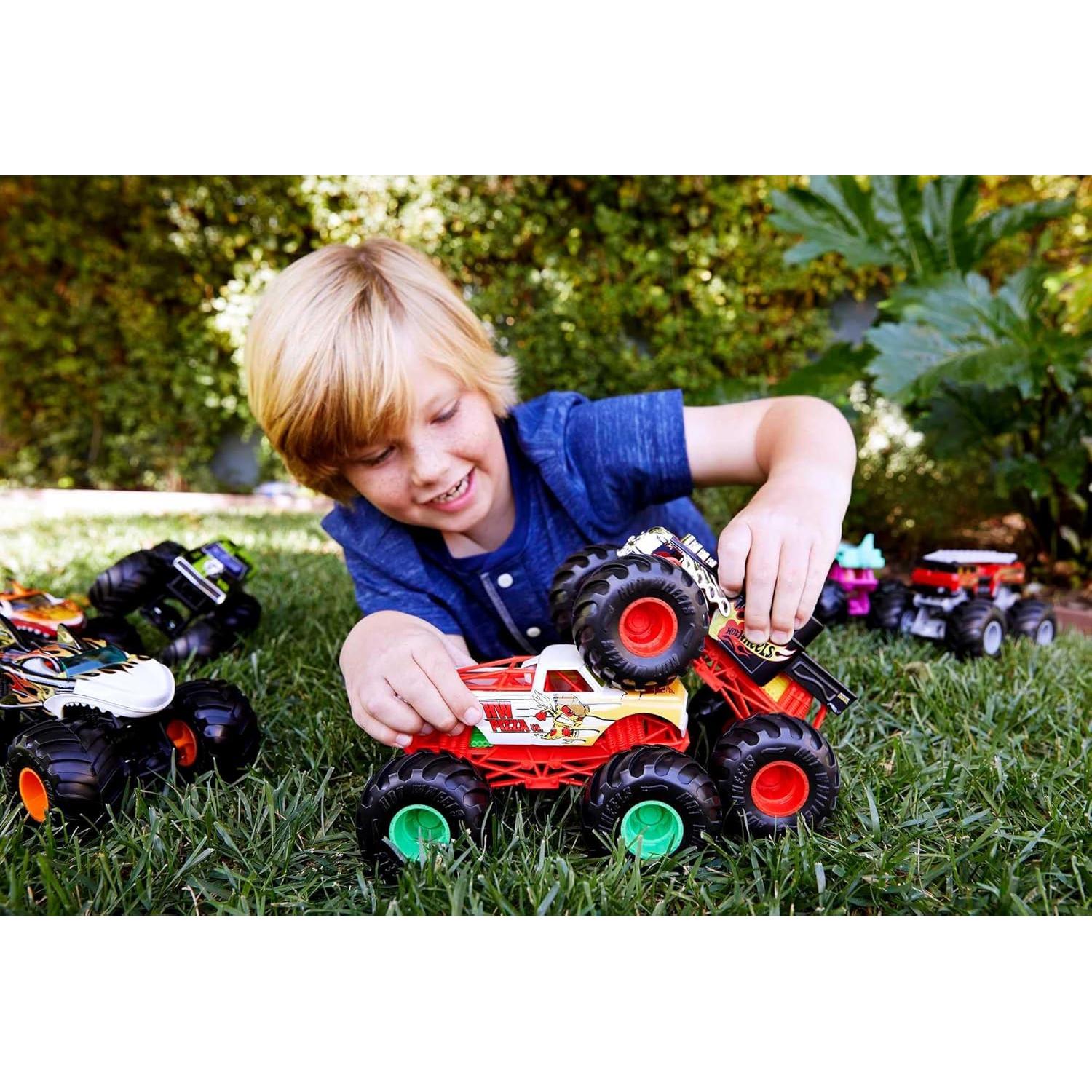 Camión de Demolición Hot Wheels Monster Truck 1:24 para Niños