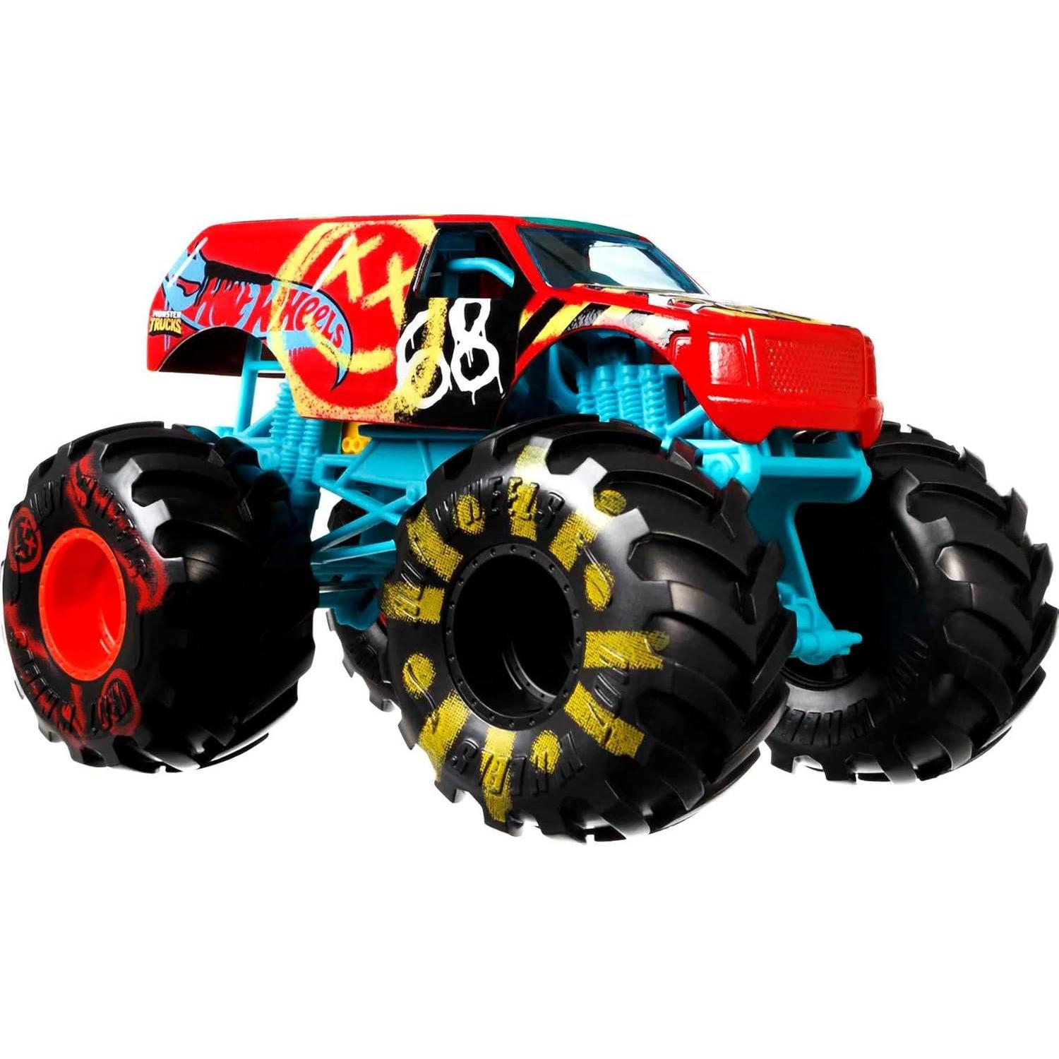 Camión de Demolición Hot Wheels Monster Truck 1:24 para Niños