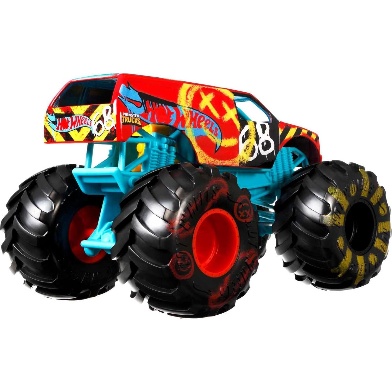 Camión de Demolición Hot Wheels Monster Truck 1:24 para Niños
