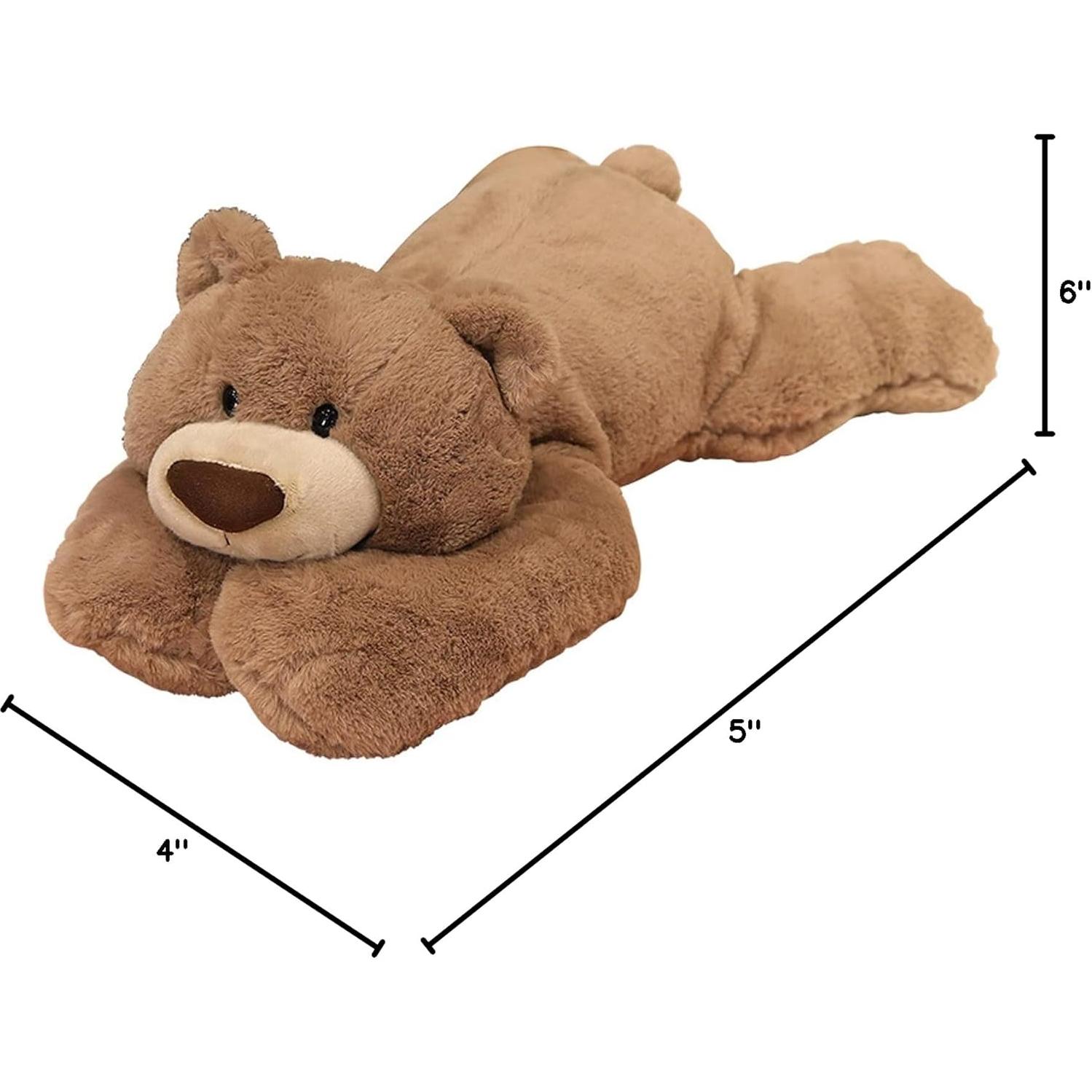 Oso de Peluche con Peso Ronivia 30 cm Marrón Suave