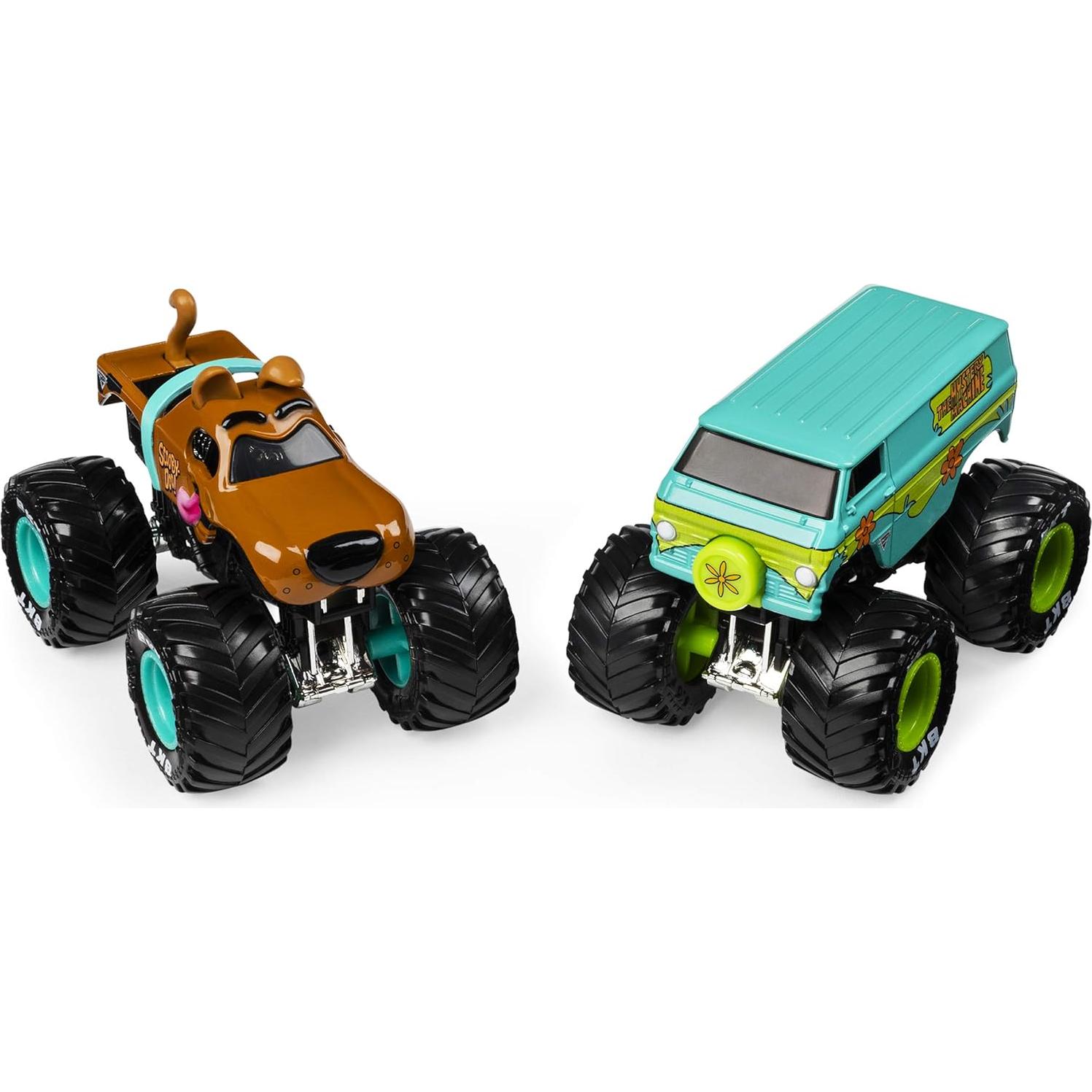 Camiones Monstruo Die-Cast Monster Jam Scooby Doo 1:64 - 2 Piezas