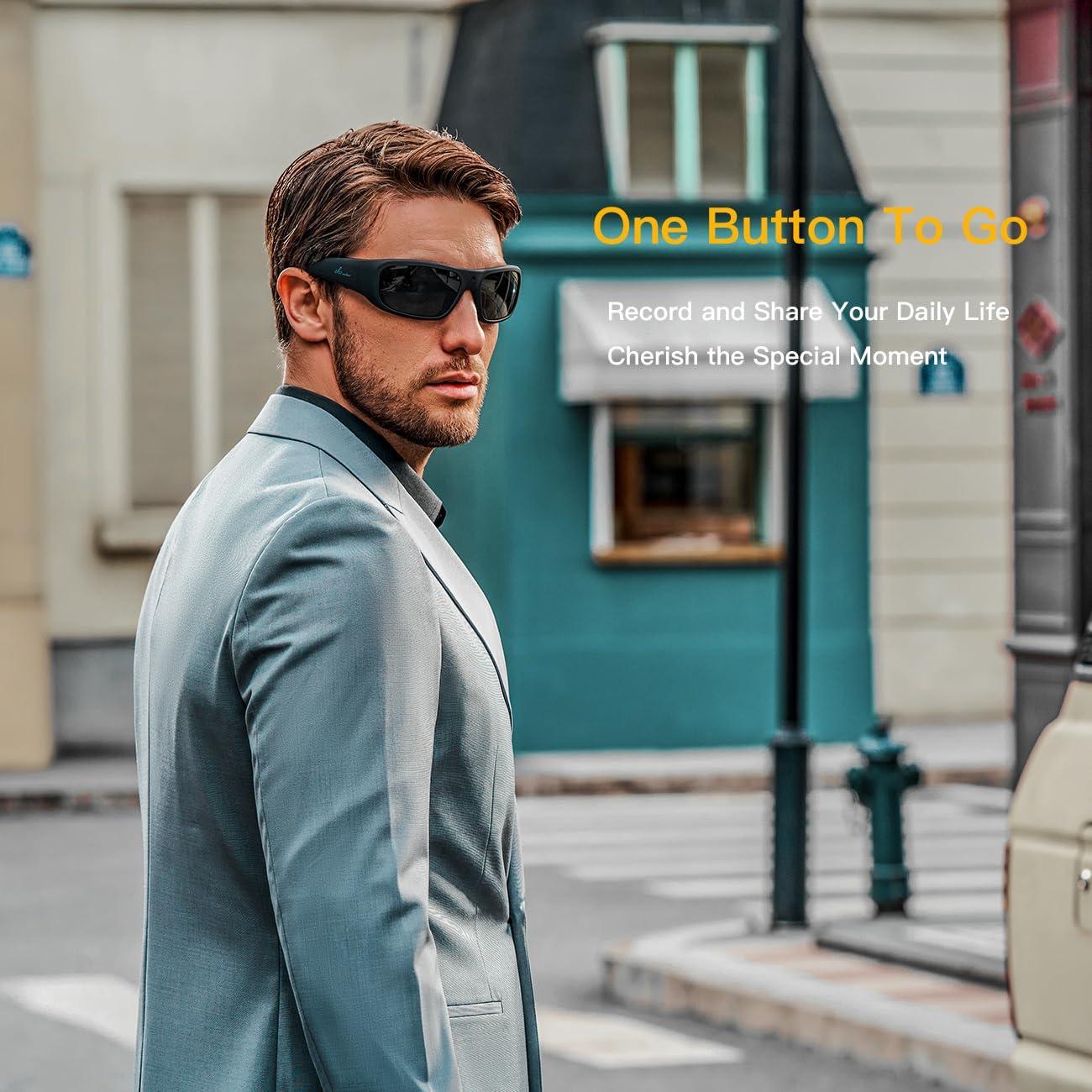 Gafas de Sol Inteligentes OhO 1080P Polarizadas Impermeables