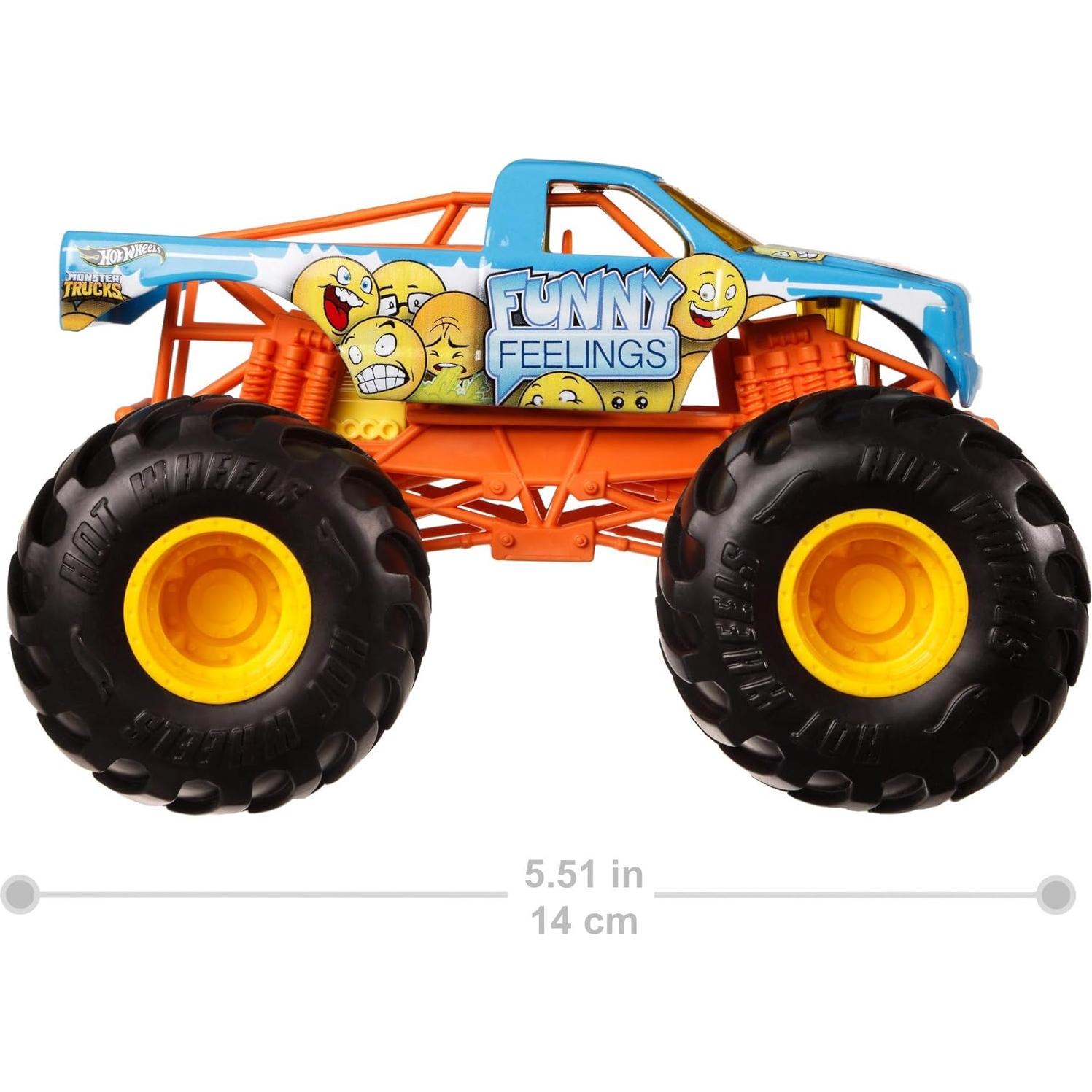 Camión Monster Truck Hot Wheels 1:24 Metal Fundido
