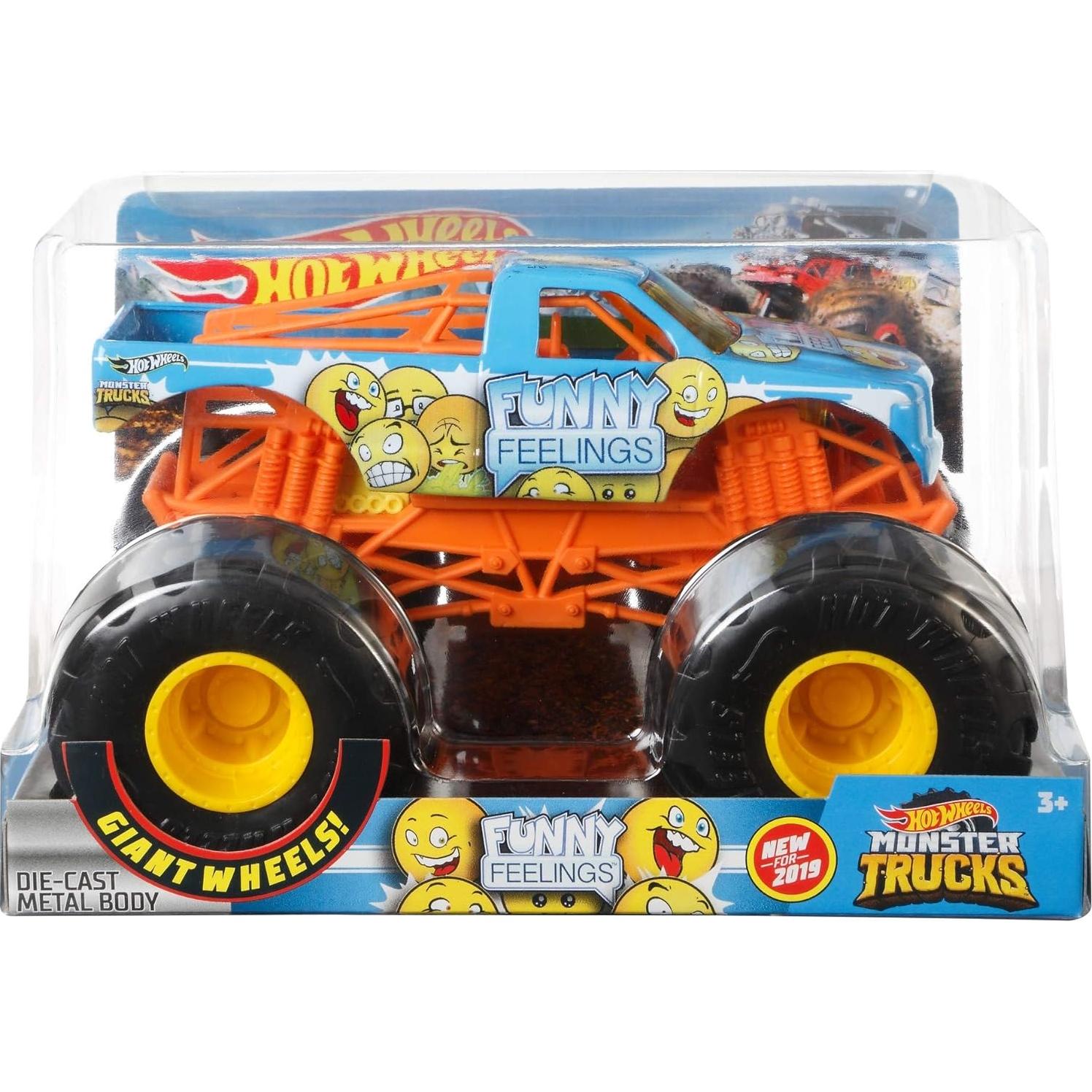 Camión Monster Truck Hot Wheels 1:24 Metal Fundido