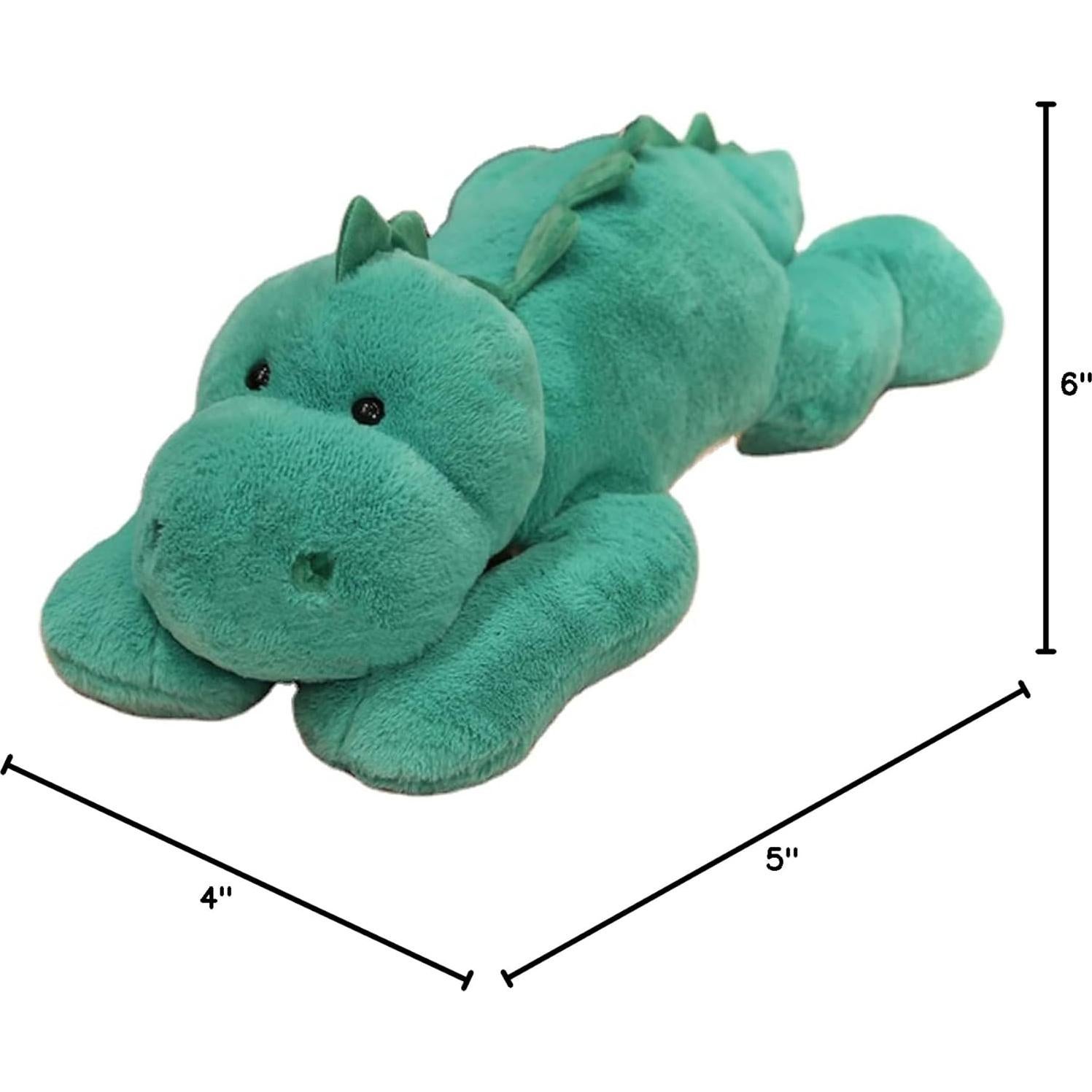 Peluche con Peso Dinosaurio Verde Ronivia 30 cm Suave