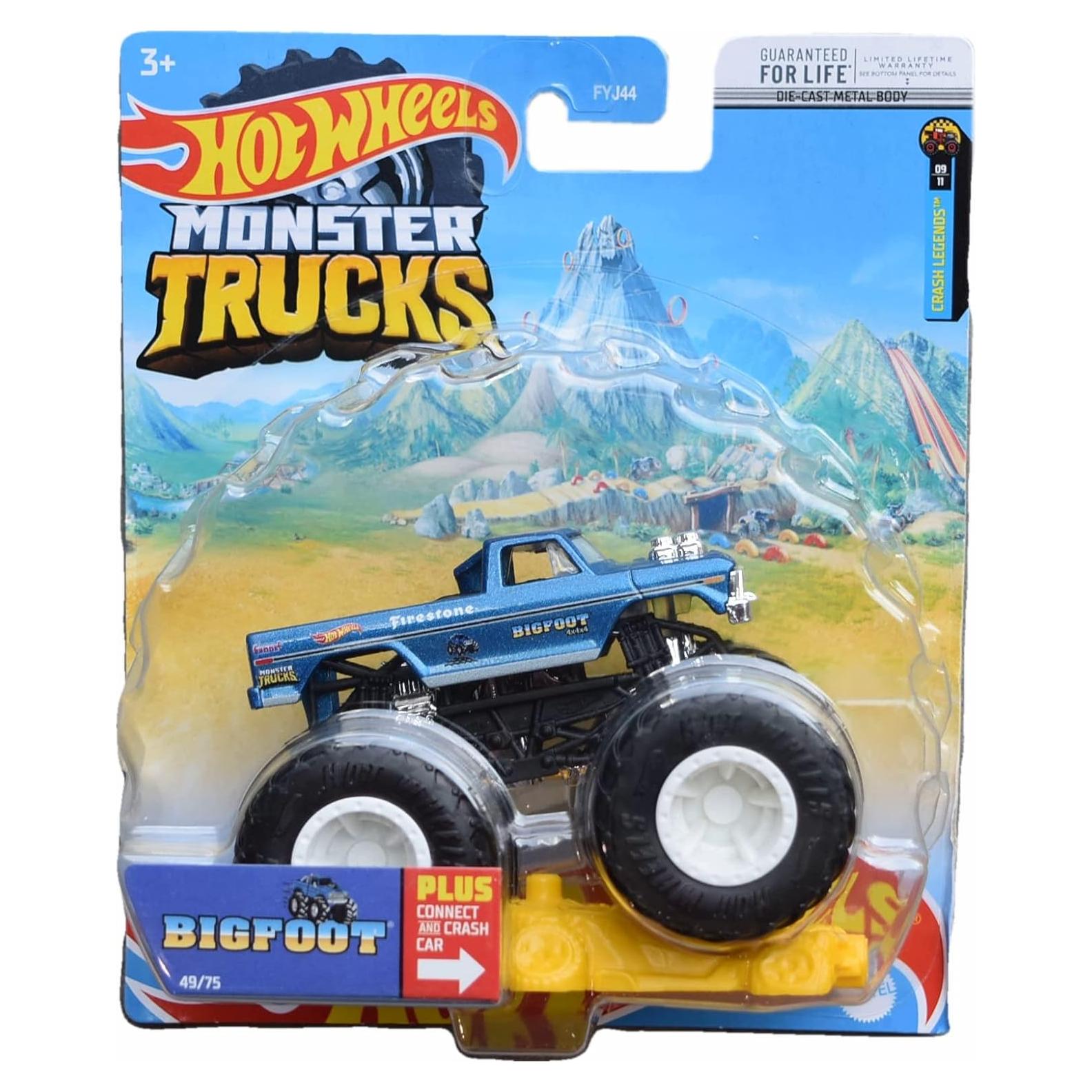 Hot Wheels Monster Trucks Bigfoot 1:64 - Camión Coleccionable