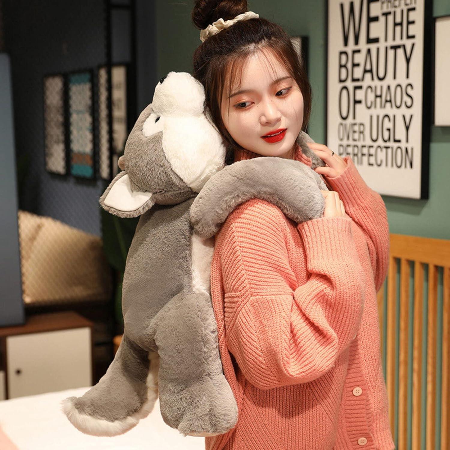 Juguete de Peluche Husky con Peso 50cm Ronivia