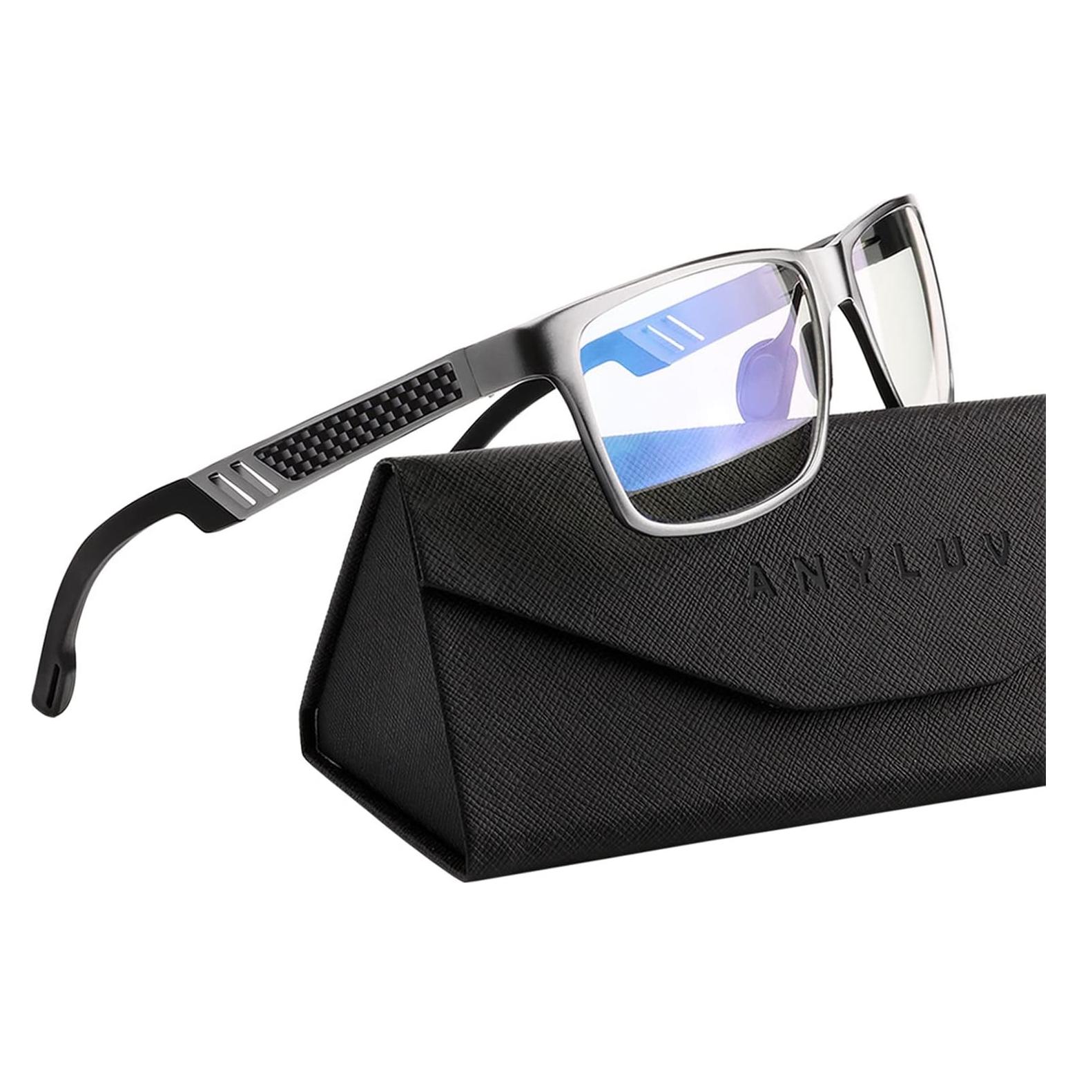 Gafas de Luz Azul ANYLUV Gunmetal Protección Diaria