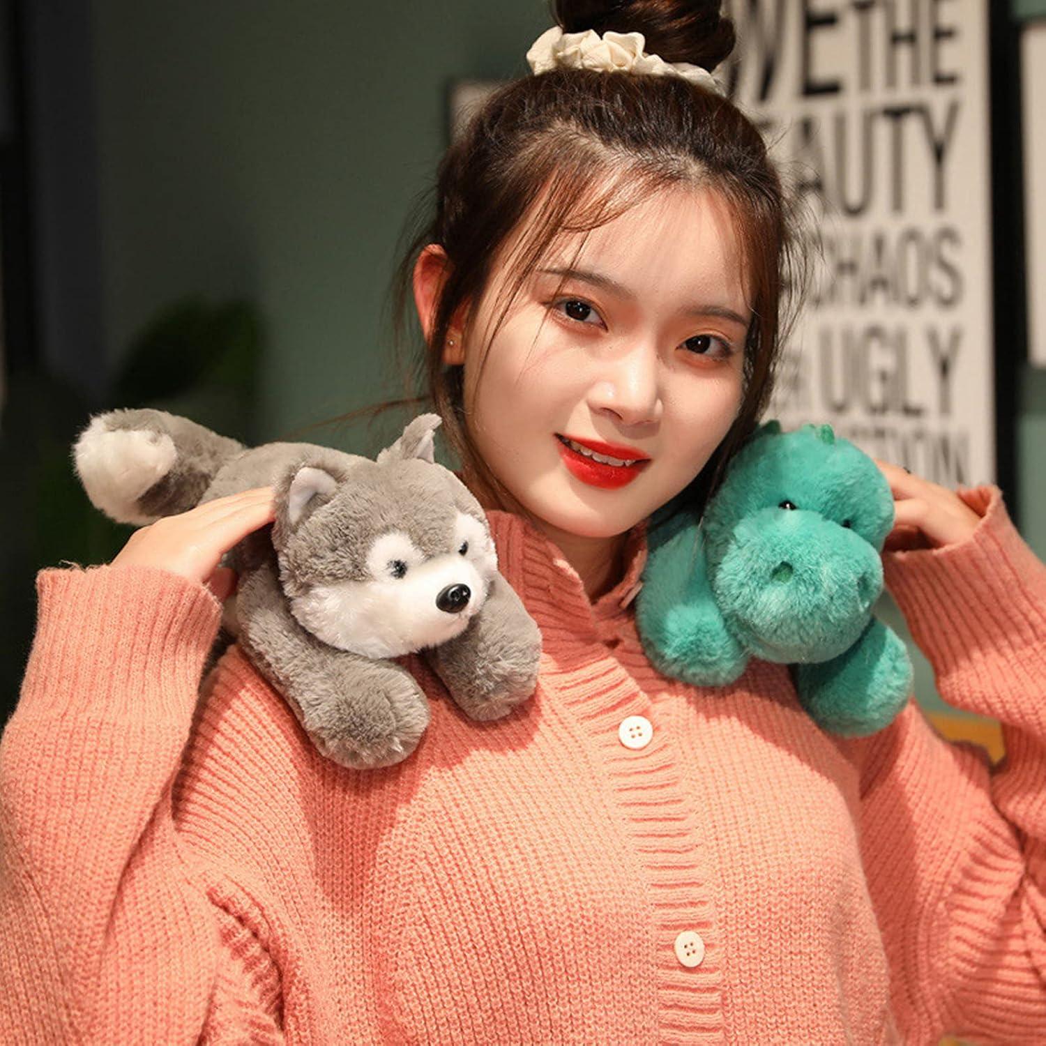 Juguete de Peluche Husky con Peso 30 cm Ronivia