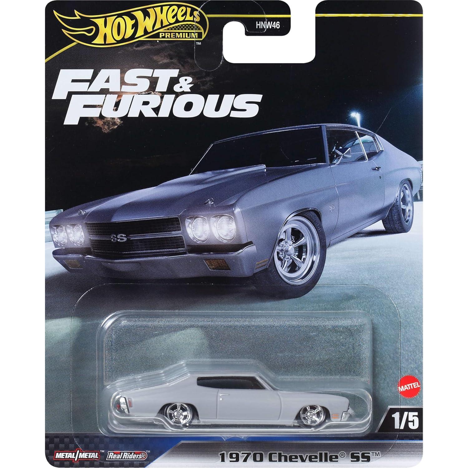 Coche Hot Wheels Premium Rápido y Furioso 1:64 Metal Mattel