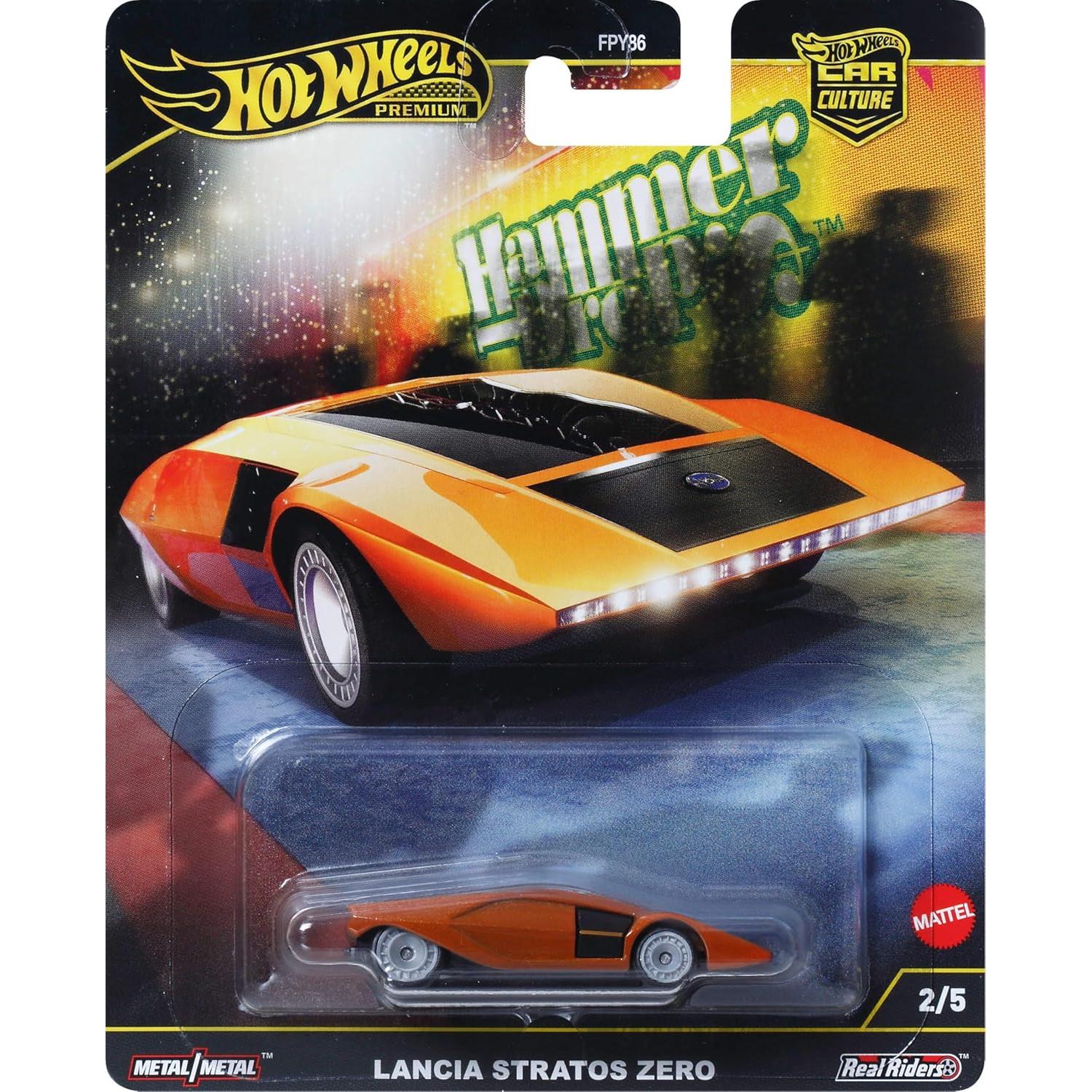Coche de Juguete Hot Wheels Premium Lancia Stratos Zero 1:64