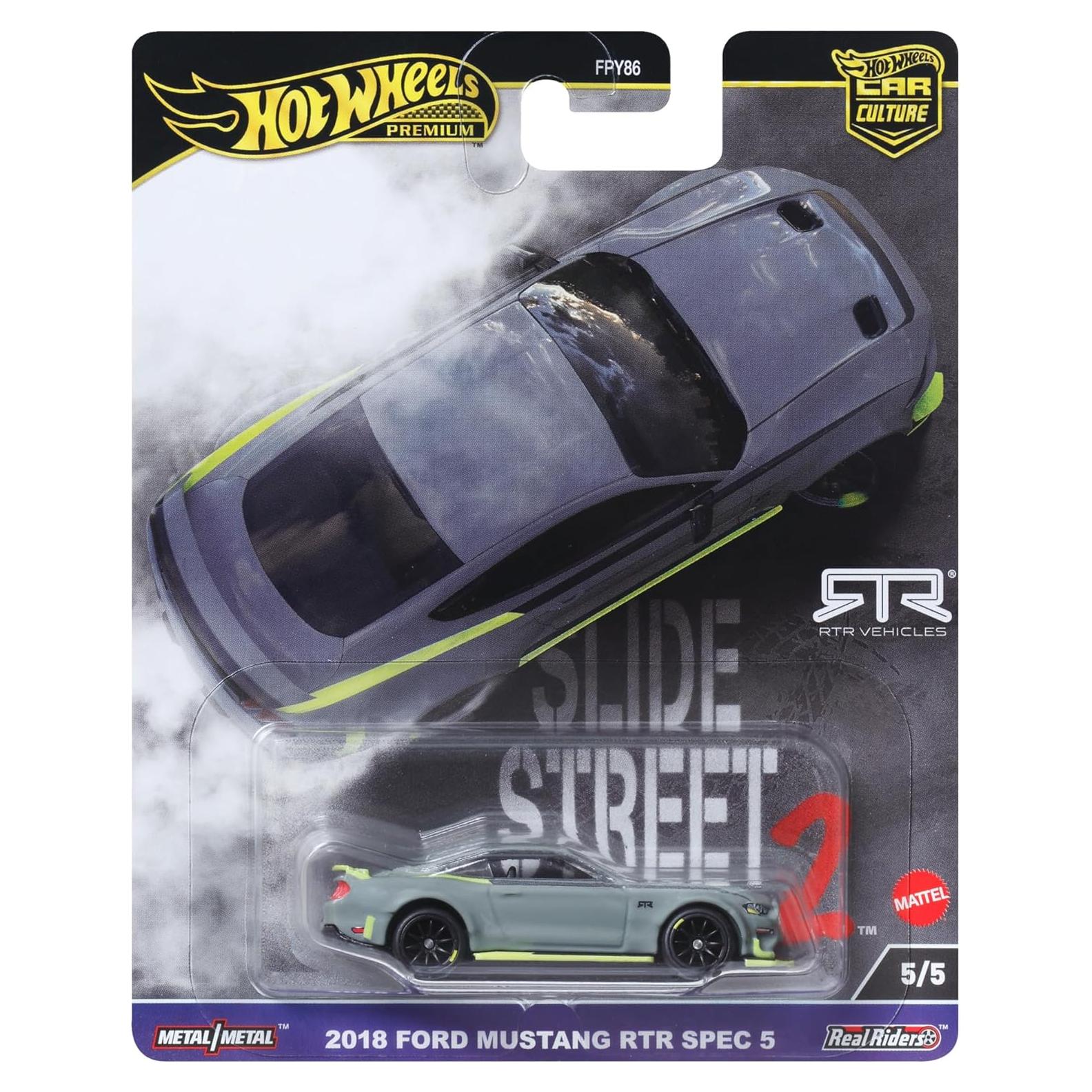 Hot Wheels Premium Car Culture Ford Mustang RTR 1:64 Die-Cast