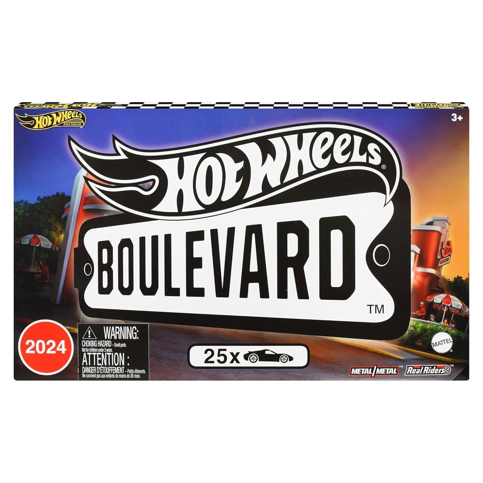 Conjunto de 25 coches Hot Wheels Boulevard a escala 1:64
