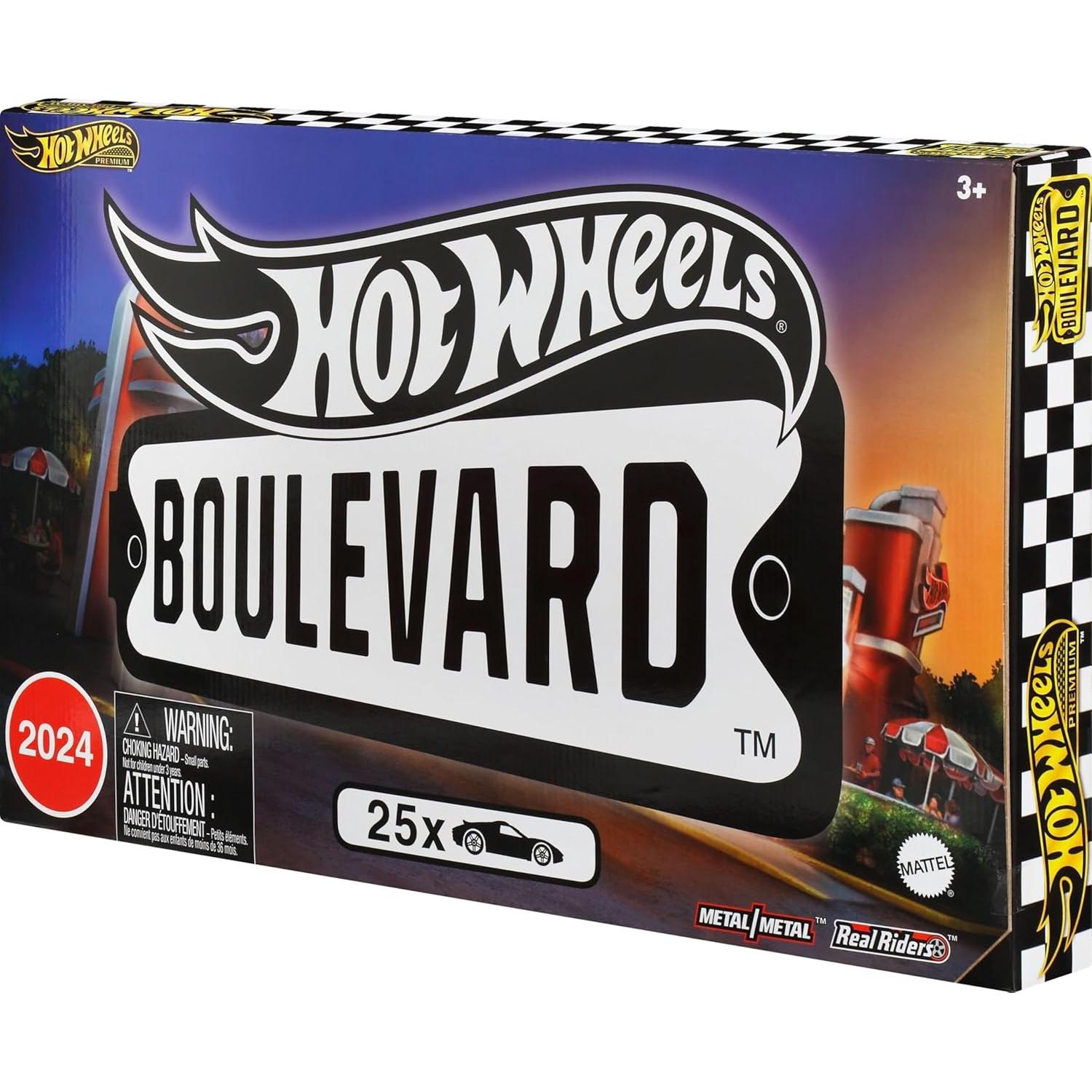 Conjunto de 25 coches Hot Wheels Boulevard a escala 1:64