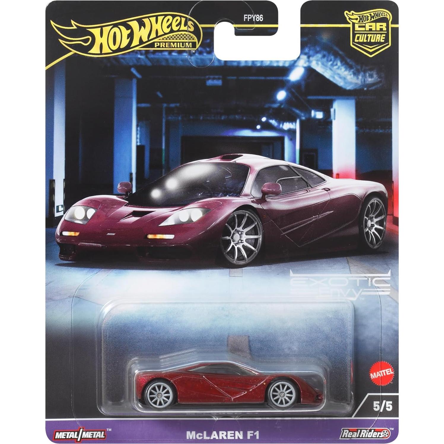 Vehículo de Juguete Hot Wheels Premium McLaren F1 1:64