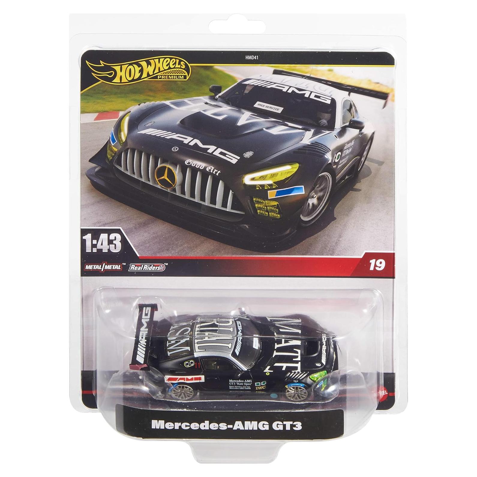 Vehículo a Escala 1:43 Hot Wheels Premium Metal con Real Riders