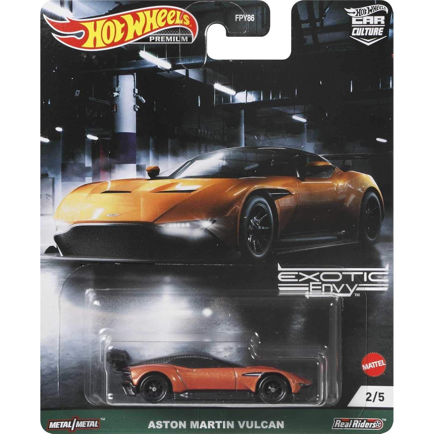 Hot Wheels Aston Martin Vulcan 1:64 Mattel - Colección Premium