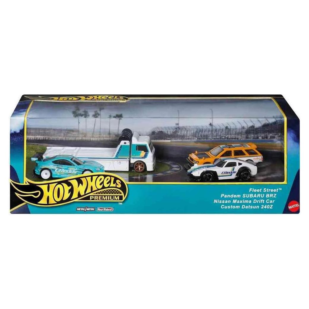 Hot Wheels Premium Conjunto 4 Vehículos Datsun 1:64 Mattel
