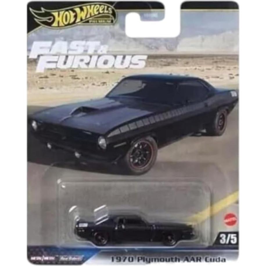 Set de 5 coches de metal fundido Hot Wheels Rápido y Furioso