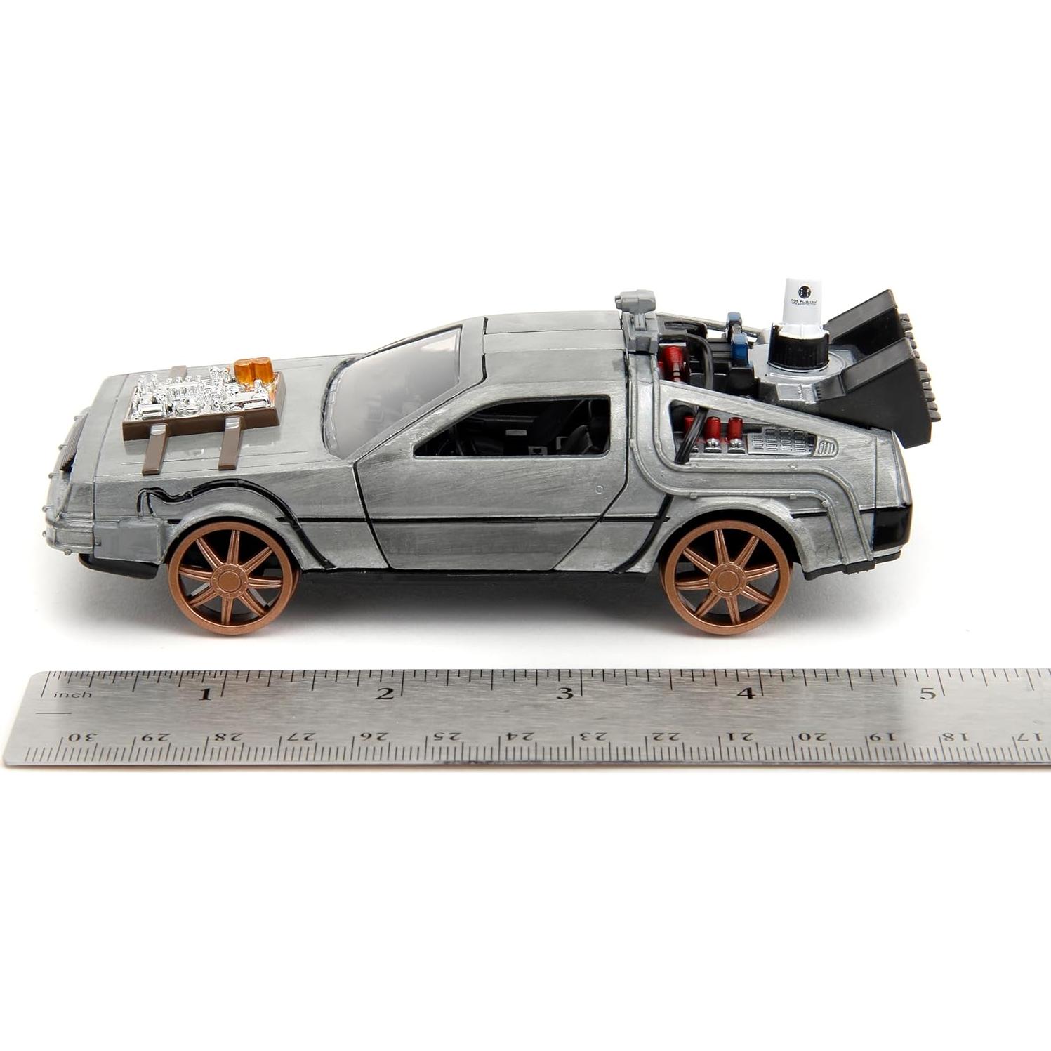 Modelo De Vuelta al Futuro III 1:32 Jada Toys Máquina del Tiempo