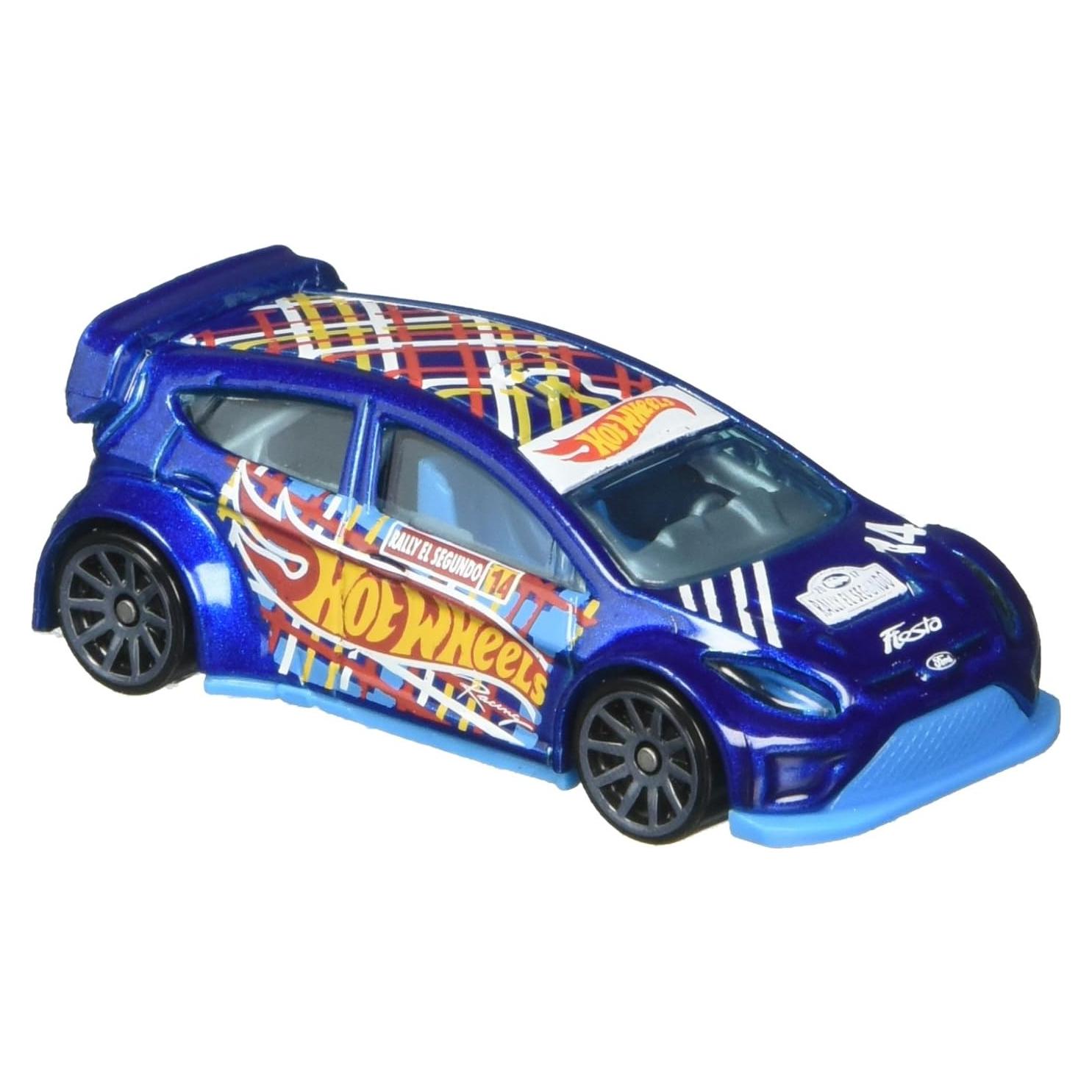 Hot Wheels Equipo de Carreras 2017 Ford Fiesta Azul 1:64