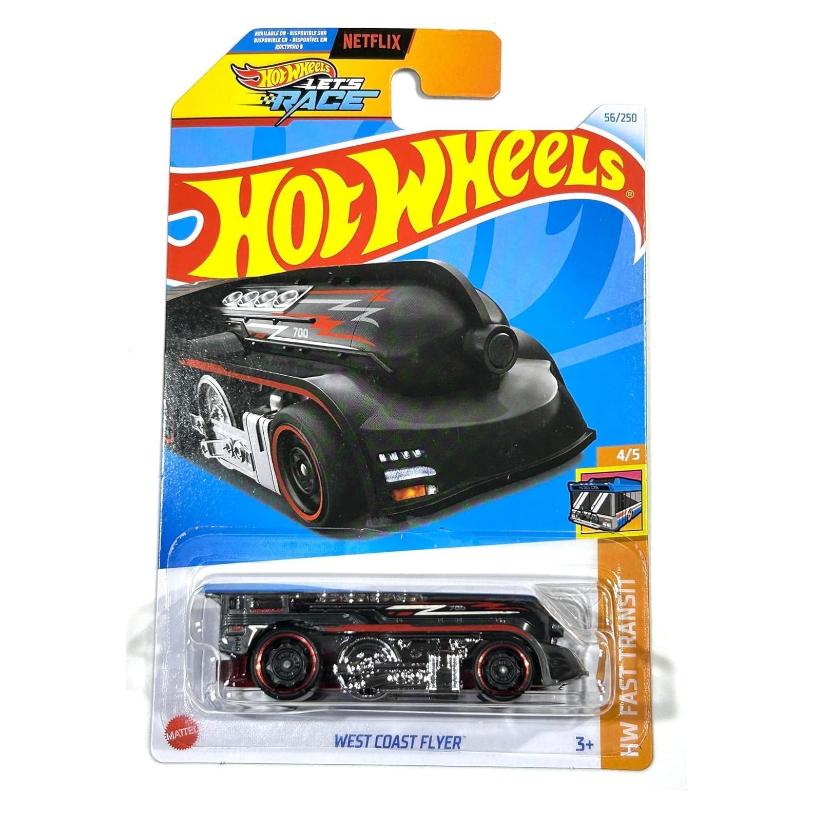 Hot Wheels Vamos a Correr Volador Costa Oeste Negro 2024 1:64