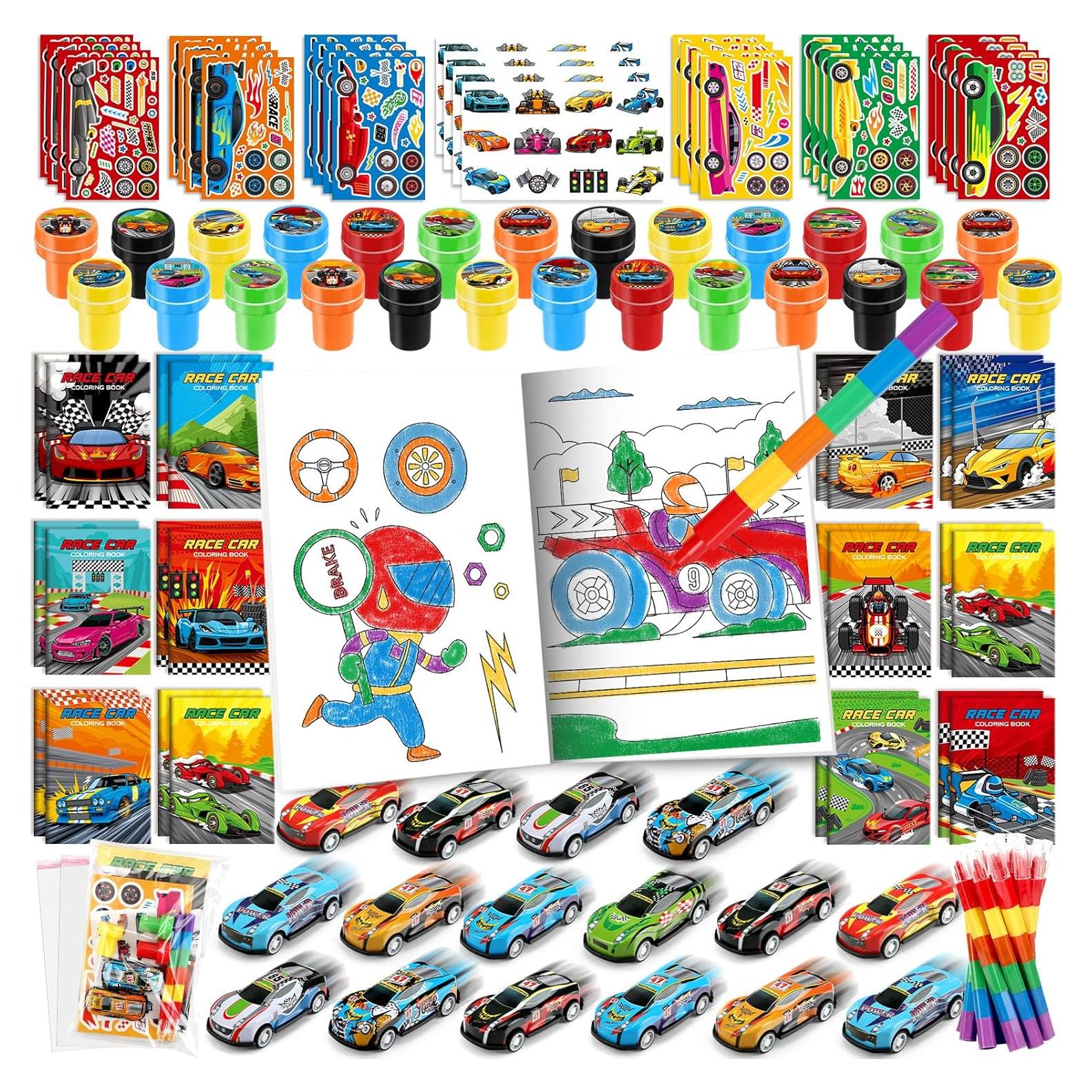 Set de Fiesta de Autos de Carreras BenLouis 168 Piezas