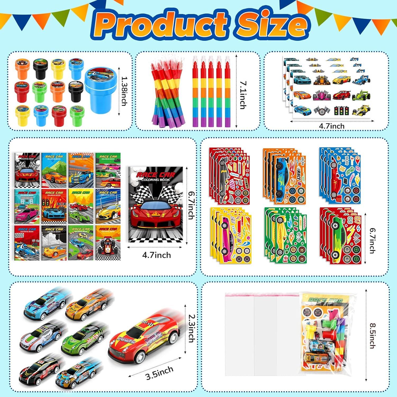 Set de Fiesta de Autos de Carreras BenLouis 168 Piezas