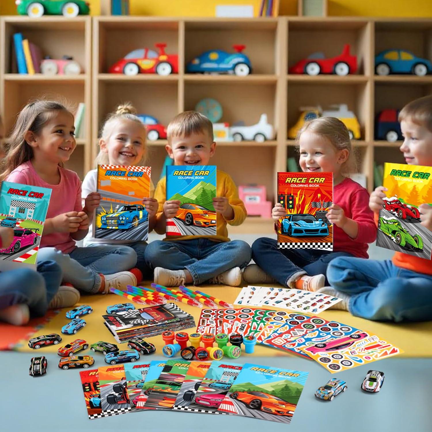 Set de Fiesta de Autos de Carreras BenLouis 168 Piezas