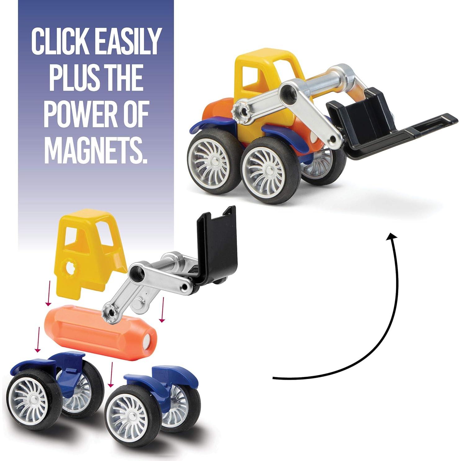 Juego de Coches Magnéticos Play Brainy - Set de 42 Piezas