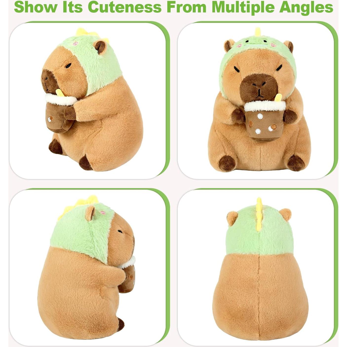 Ditucu Almohada Capibara Dinosaurio 34.8x14x17.8 cm