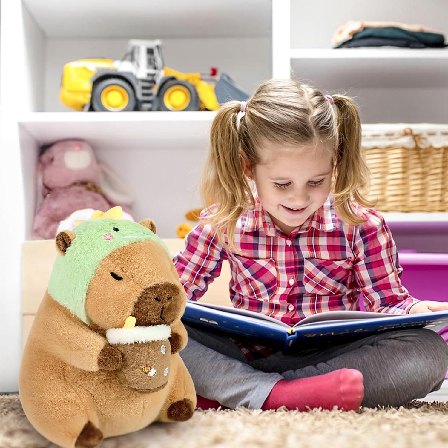 Ditucu Almohada Capibara Dinosaurio 34.8x14x17.8 cm