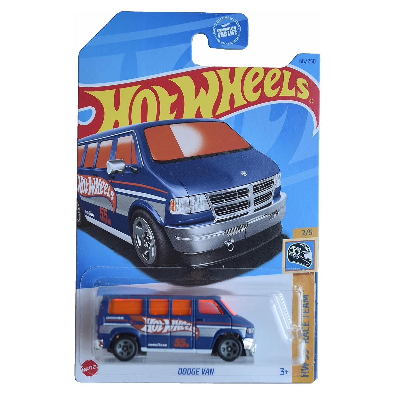 Hot Wheels Furgoneta Dodge 1:64 Mattel Azul 66/250