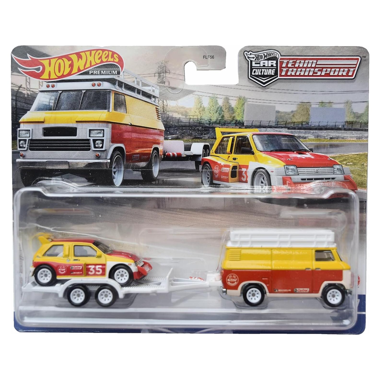 Hot Wheels Team Transport MG Metro 6R4 Rally Hauler 20.3cm