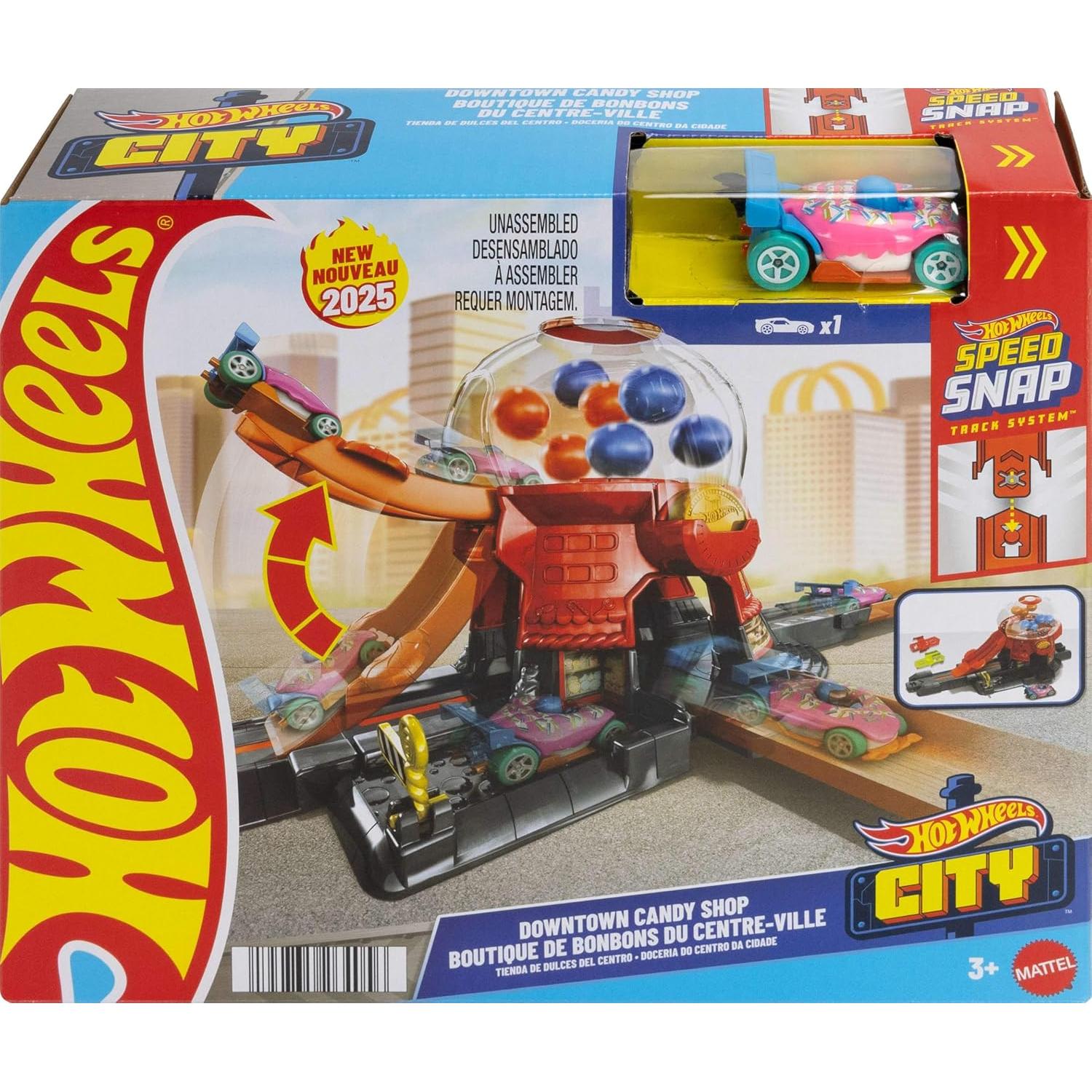 Set de Juego Hot Wheels Tienda de Dulces con Auto 1:64