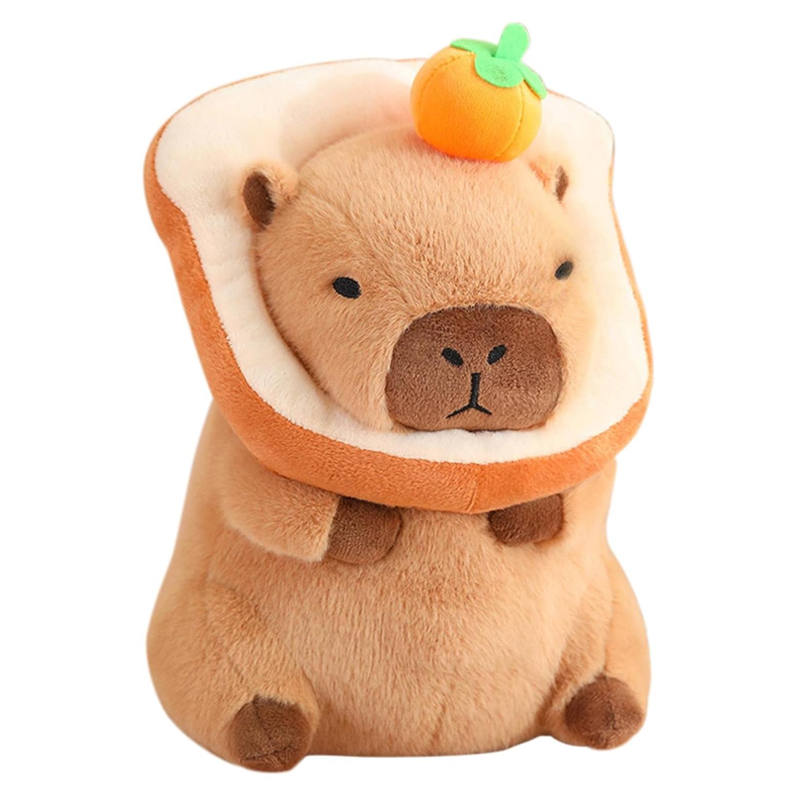 Cojín de Capibara Naranja Ditucu 27.94 cm Peluche Creativo