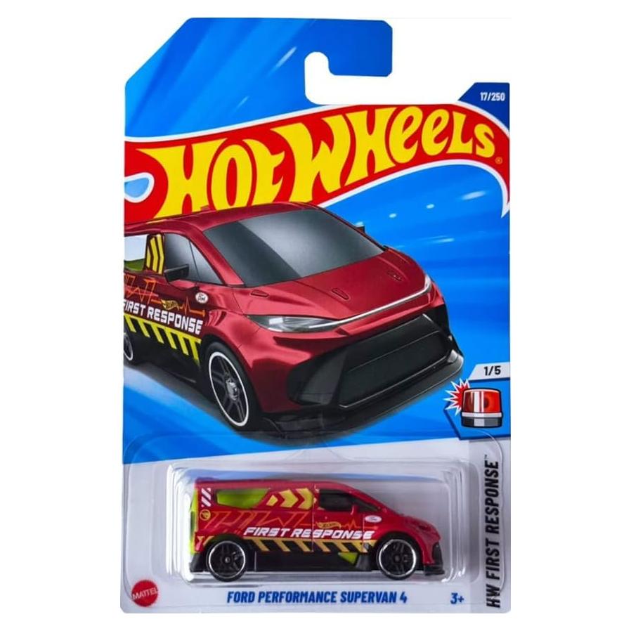 Hot Wheels Ford Performance Supervan 4 Treasure Hunt 1/64 Rojo