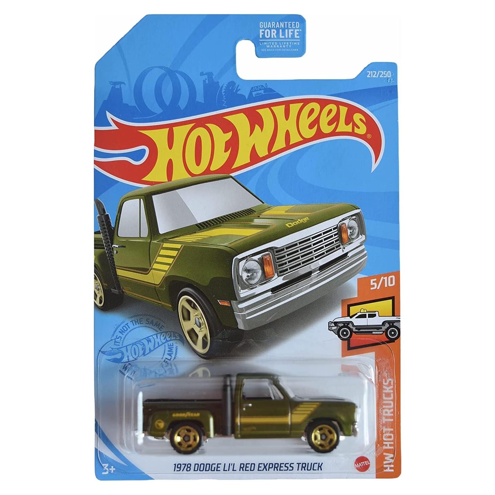 Hot Wheels Dodge Li'l Red Express Truck 1978 Verde 1:64