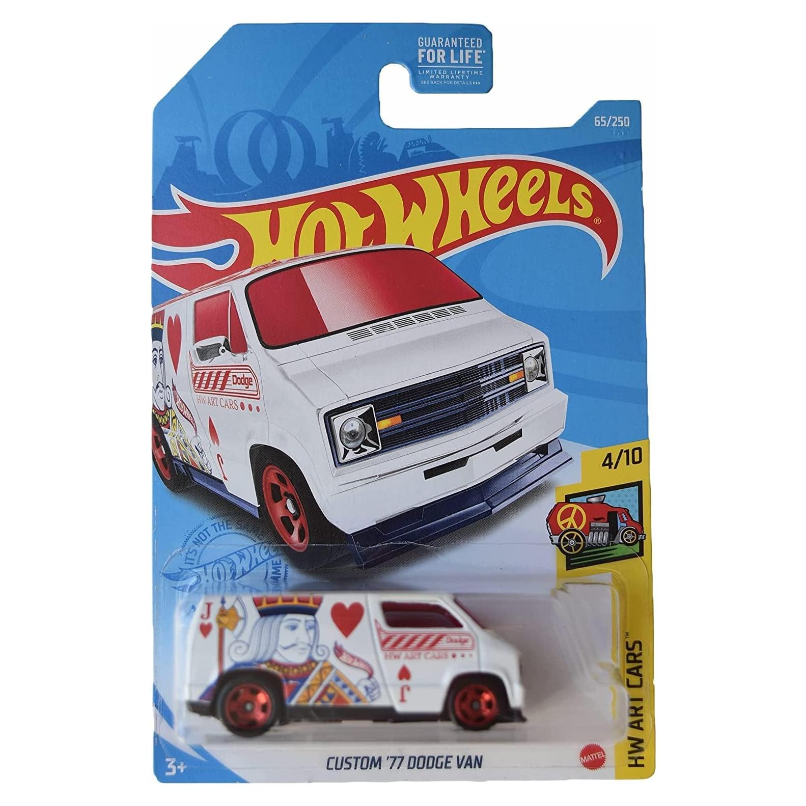 Hot Wheels Custom '77 Dodge Van 1:64 Mattel Art Cars